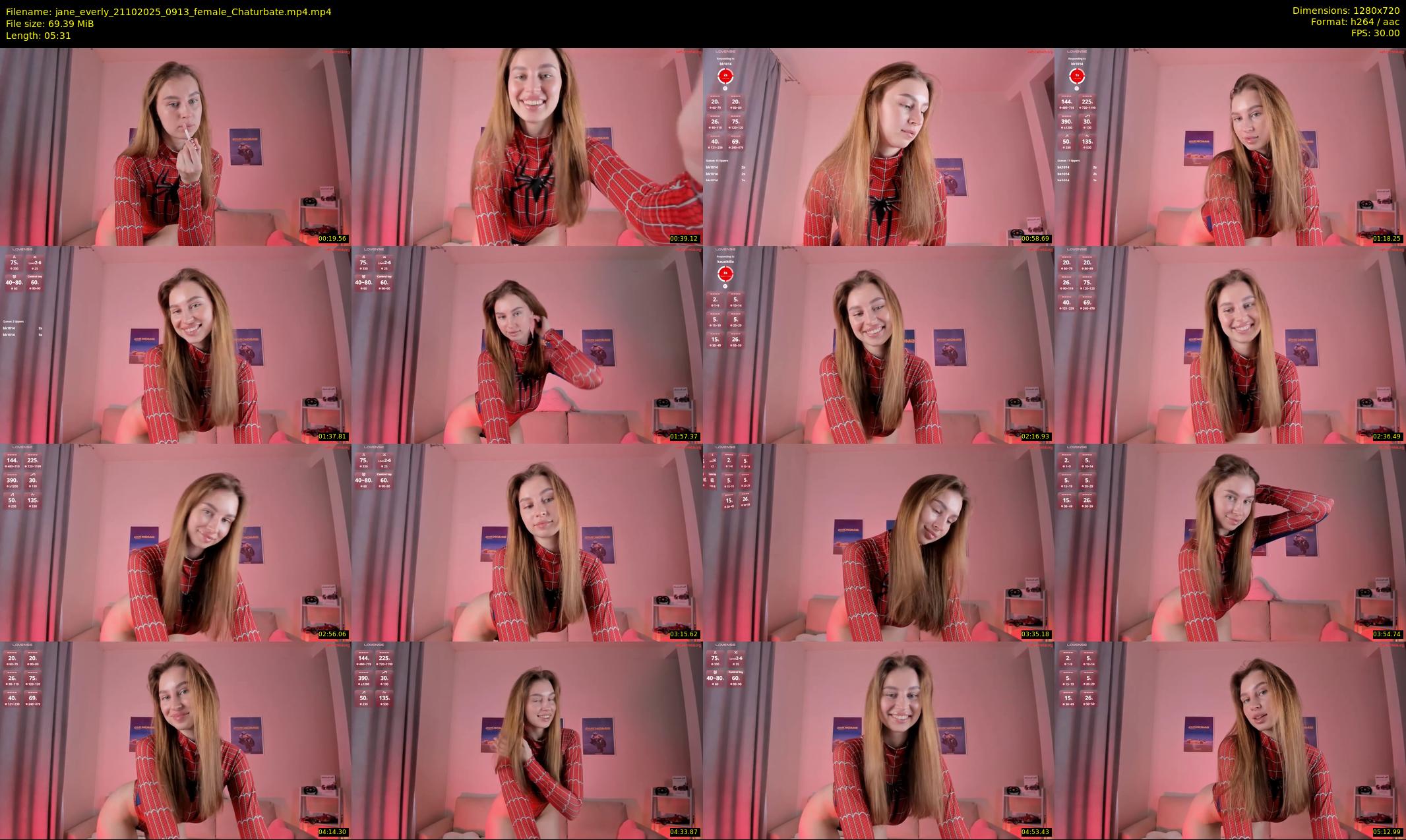 jane_everly — 6 minute Chaturbate female cam show recording, 720p, Oct 21, 2025