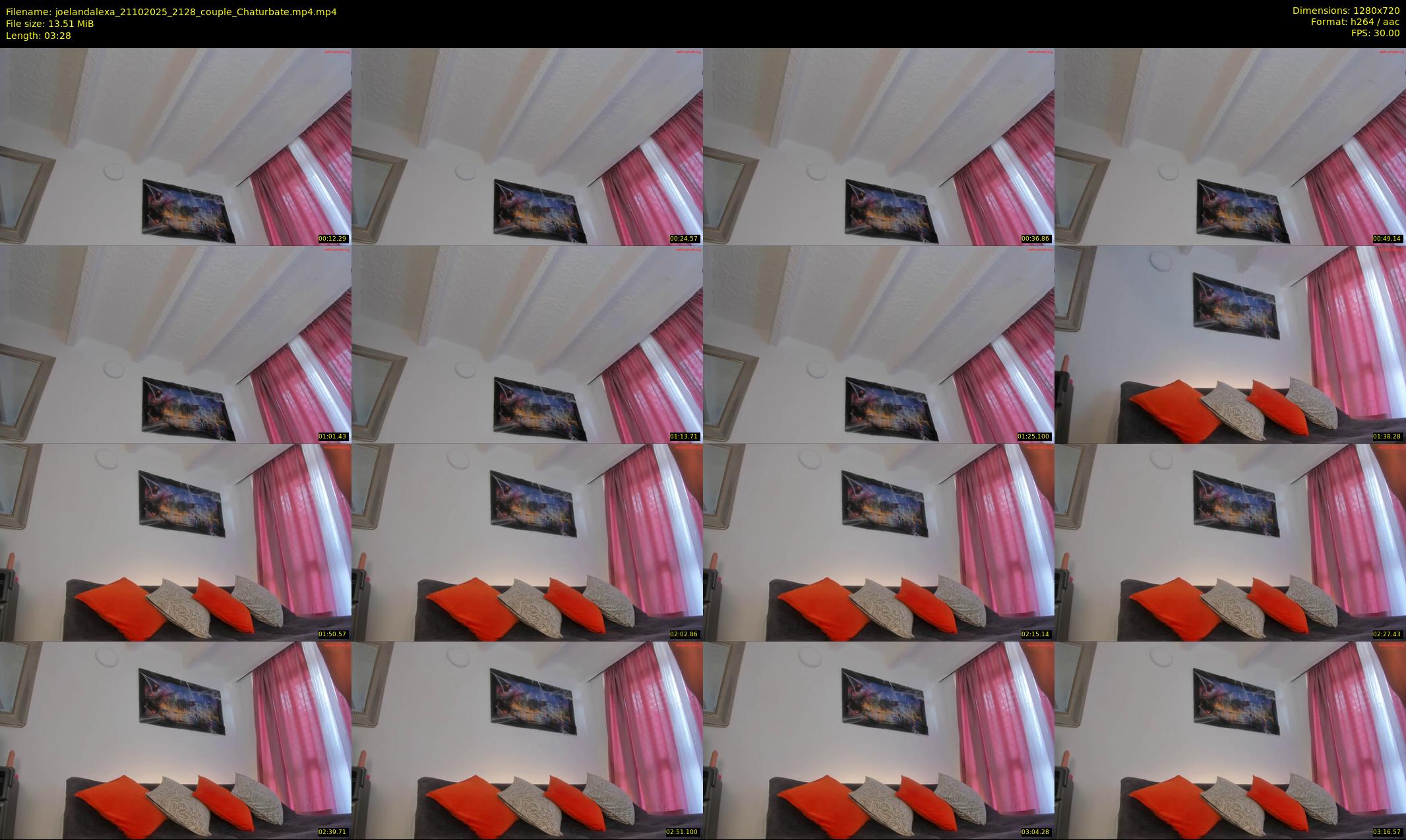 joelandalexa — 4 minute Chaturbate couple cam show recording, 720p, Oct 21, 2025