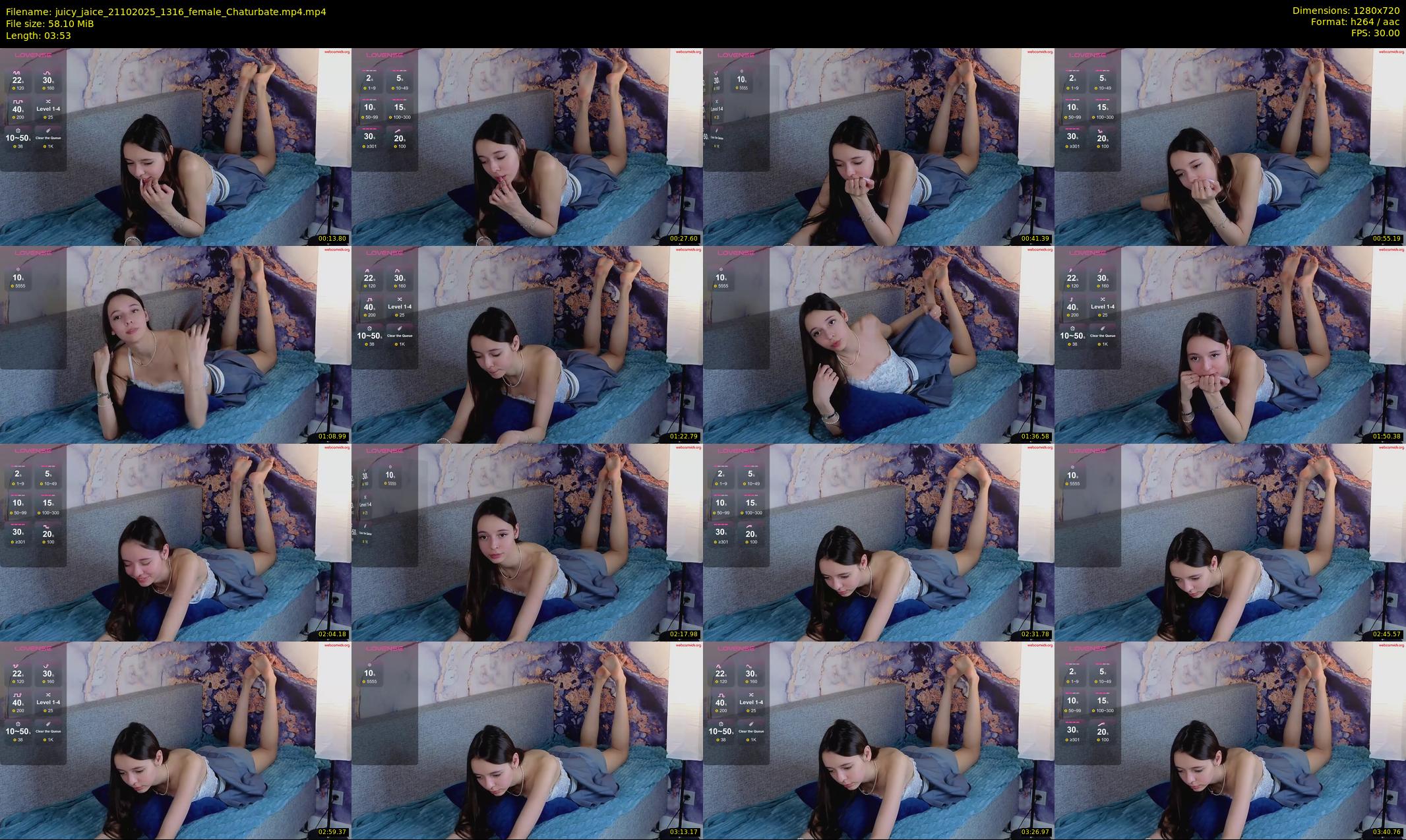 juicy_jaice — 4 minute Chaturbate female cam show recording, 720p, Oct 21, 2025