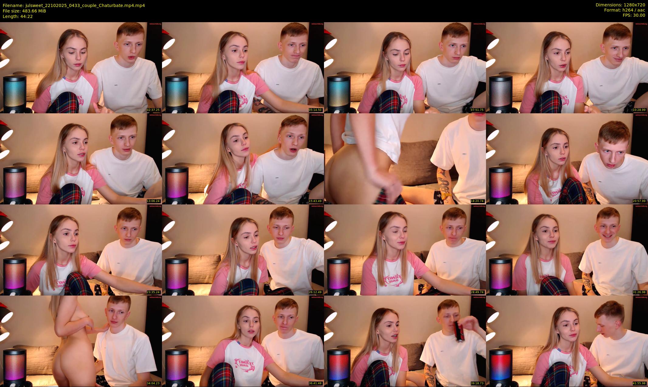 julsweet — 45 minute Chaturbate male cam show recording, 720p, Oct 22, 2025