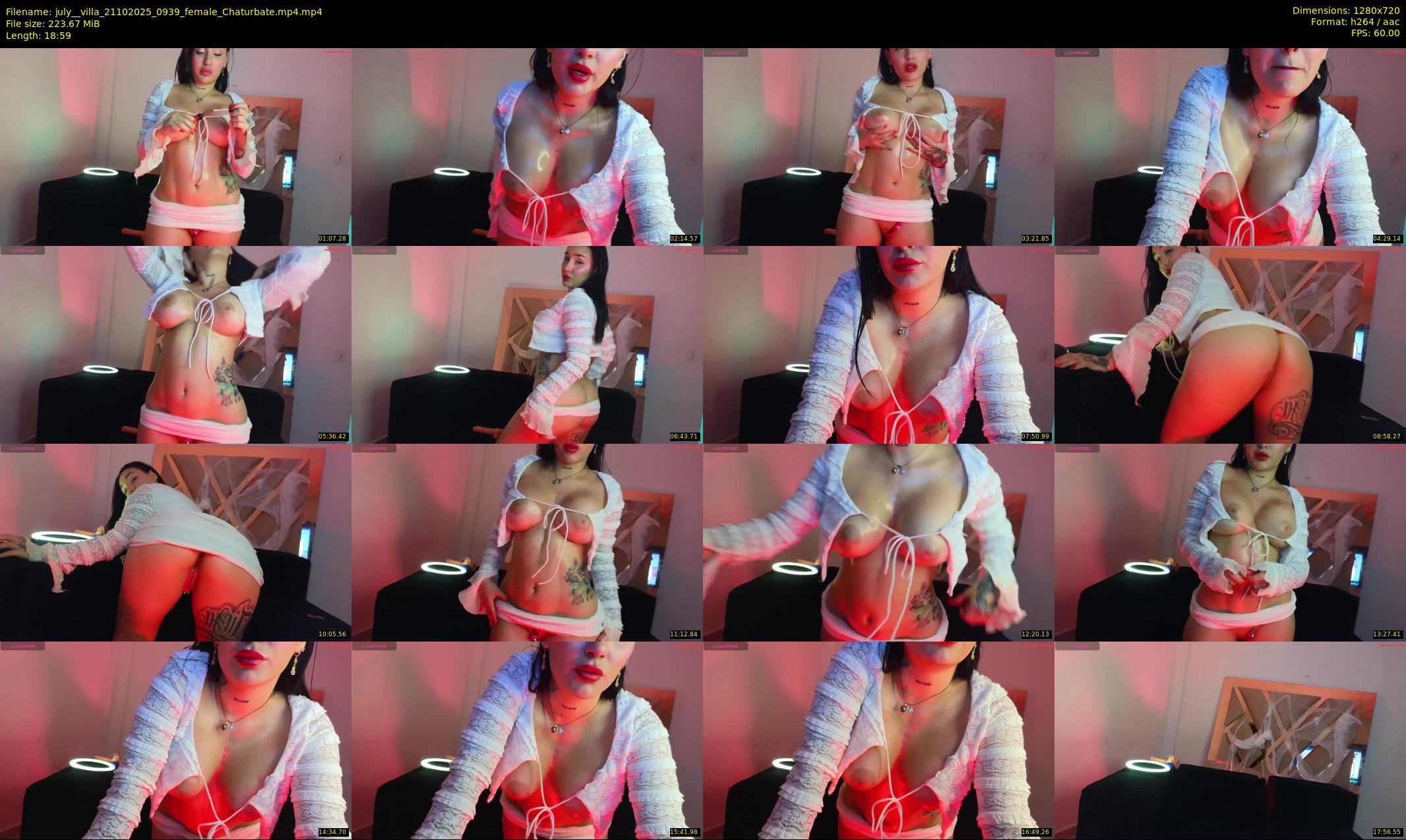 july__villa — 19 minute Chaturbate female cam show recording, 720p, Oct 21, 2025