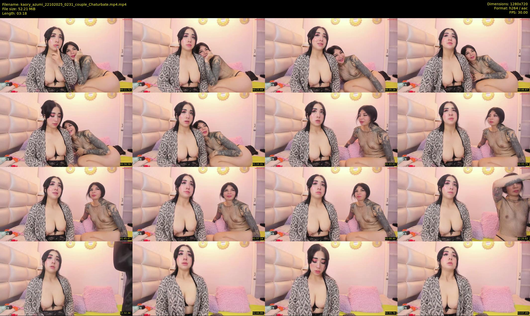 kaory_azumi — 4 minute Chaturbate female cam show recording, 720p, Oct 22, 2025