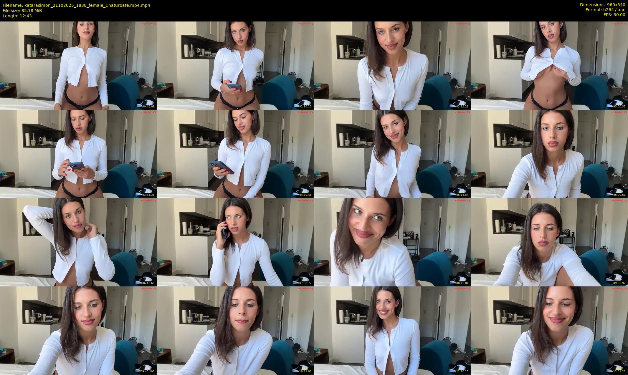 katarasimon — 13 minute Chaturbate female cam show recording, 480p, Oct 21, 2025