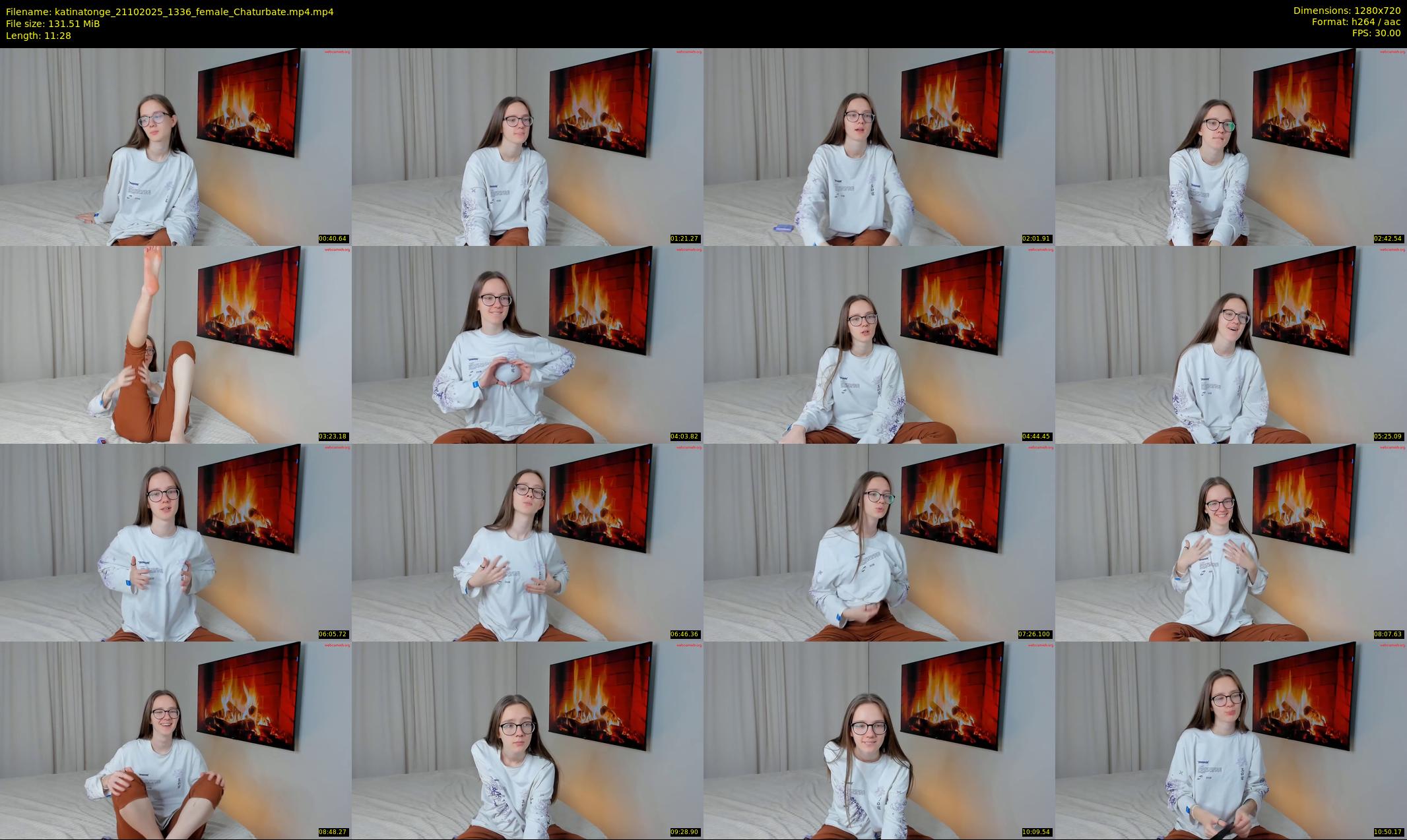 katinatonge — 12 minute Chaturbate female cam show recording, 720p, Oct 21, 2025