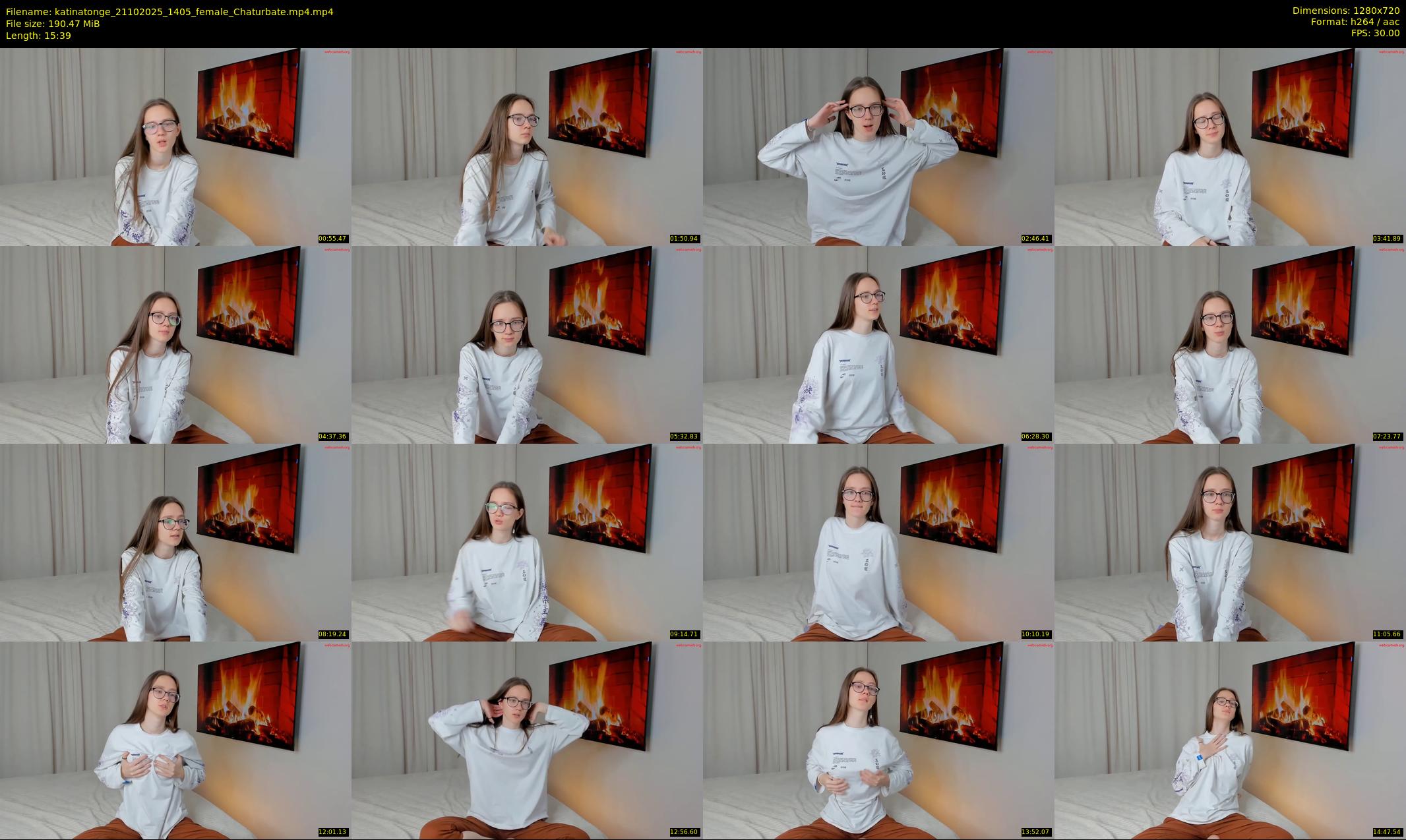 katinatonge — 16 minute Chaturbate female cam show recording, 720p, Oct 21, 2025