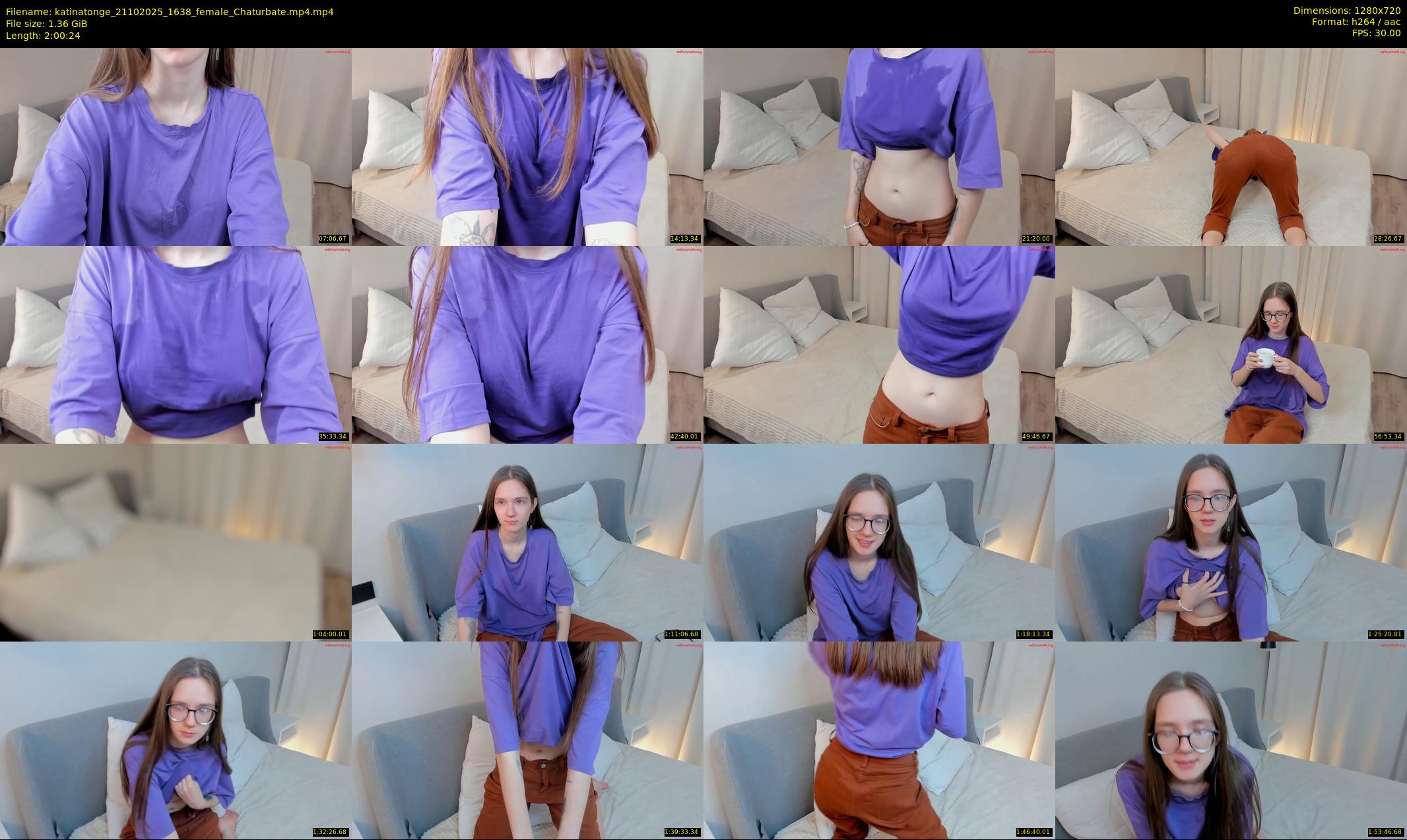 katinatonge — 121 minute Chaturbate female cam show recording, 720p, Oct 21, 2025