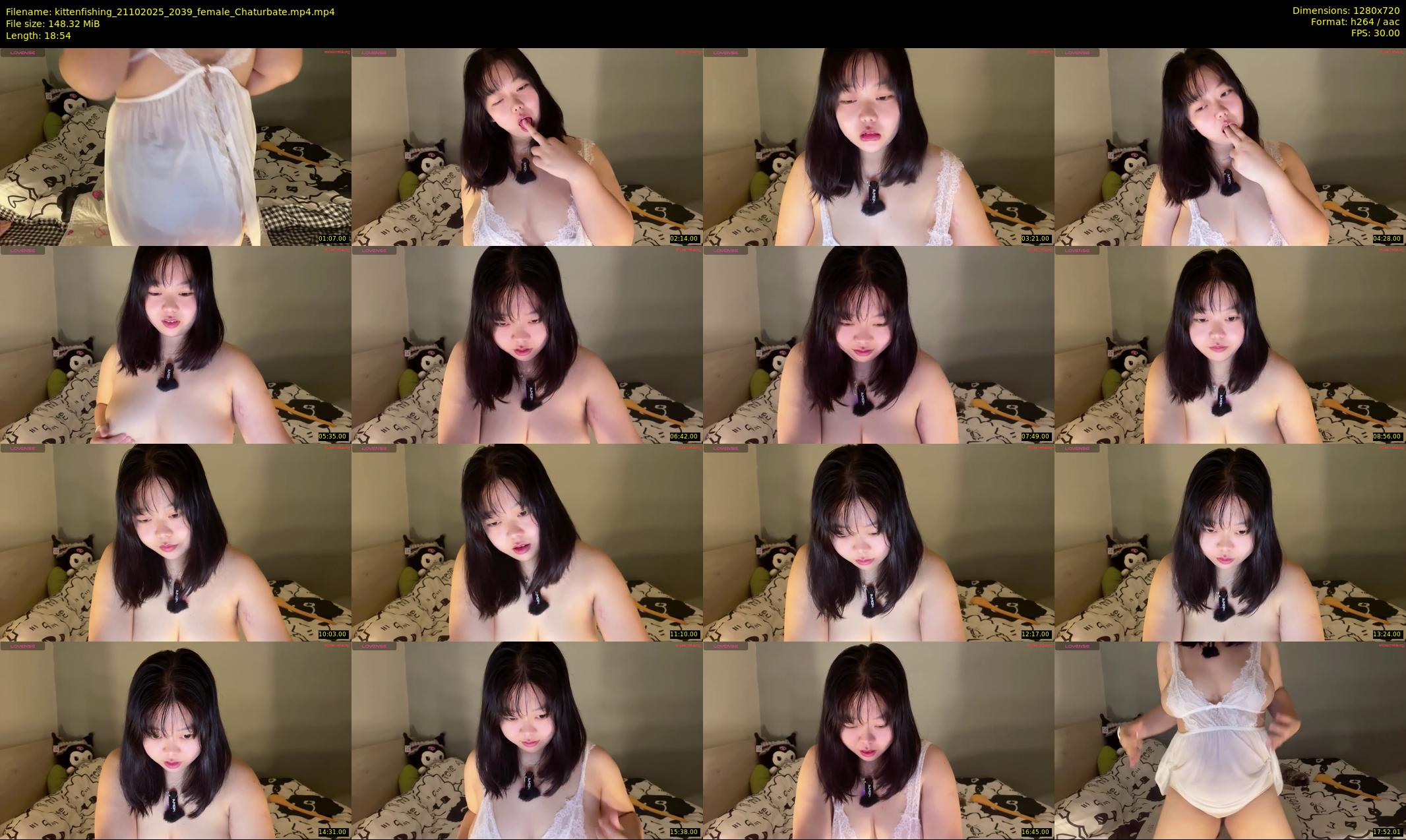 kittenfishing — 19 minute Chaturbate female cam show recording, 720p, Oct 21, 2025