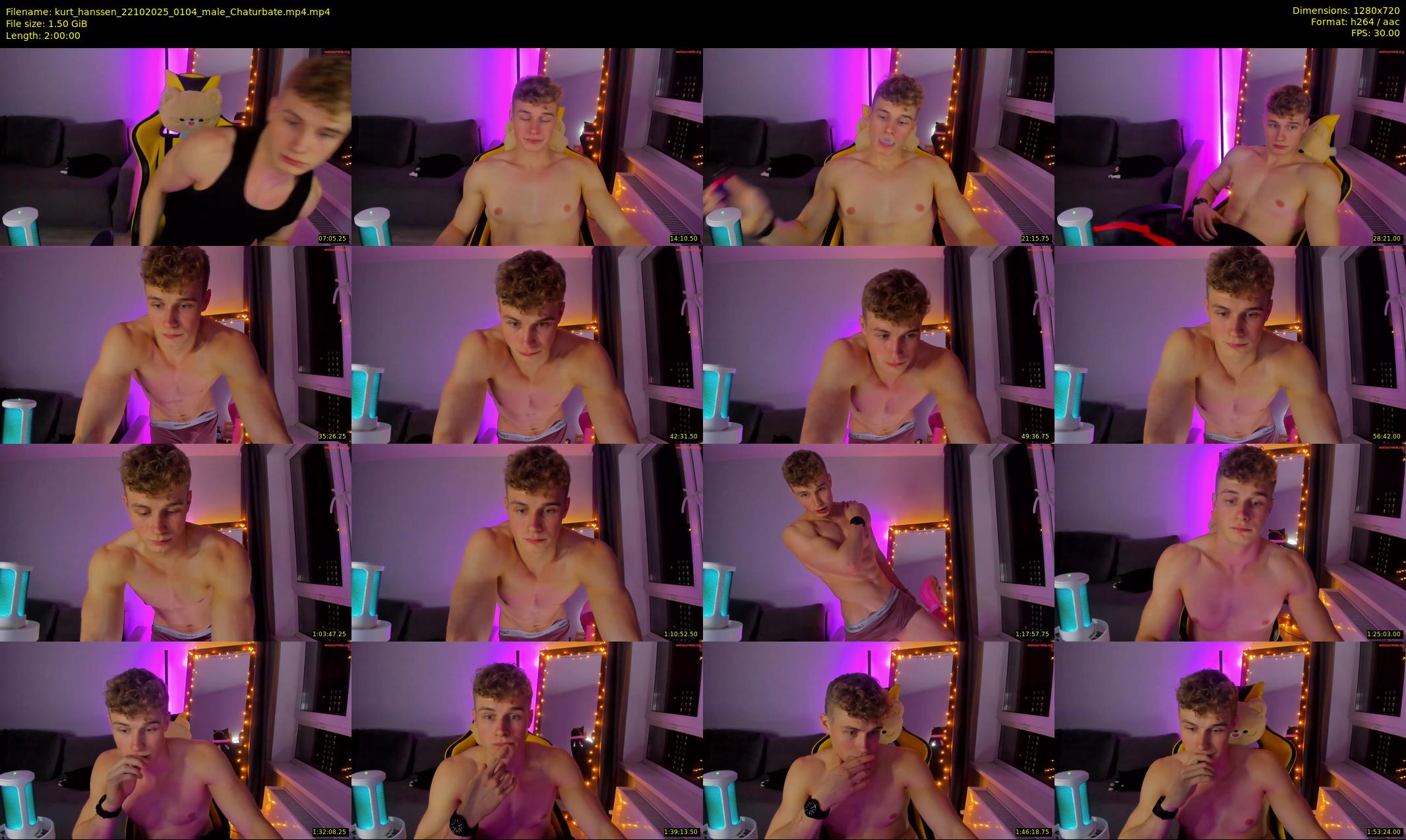 kurt_hanssen — 120 minute Chaturbate male cam show recording, 720p, Oct 22, 2025