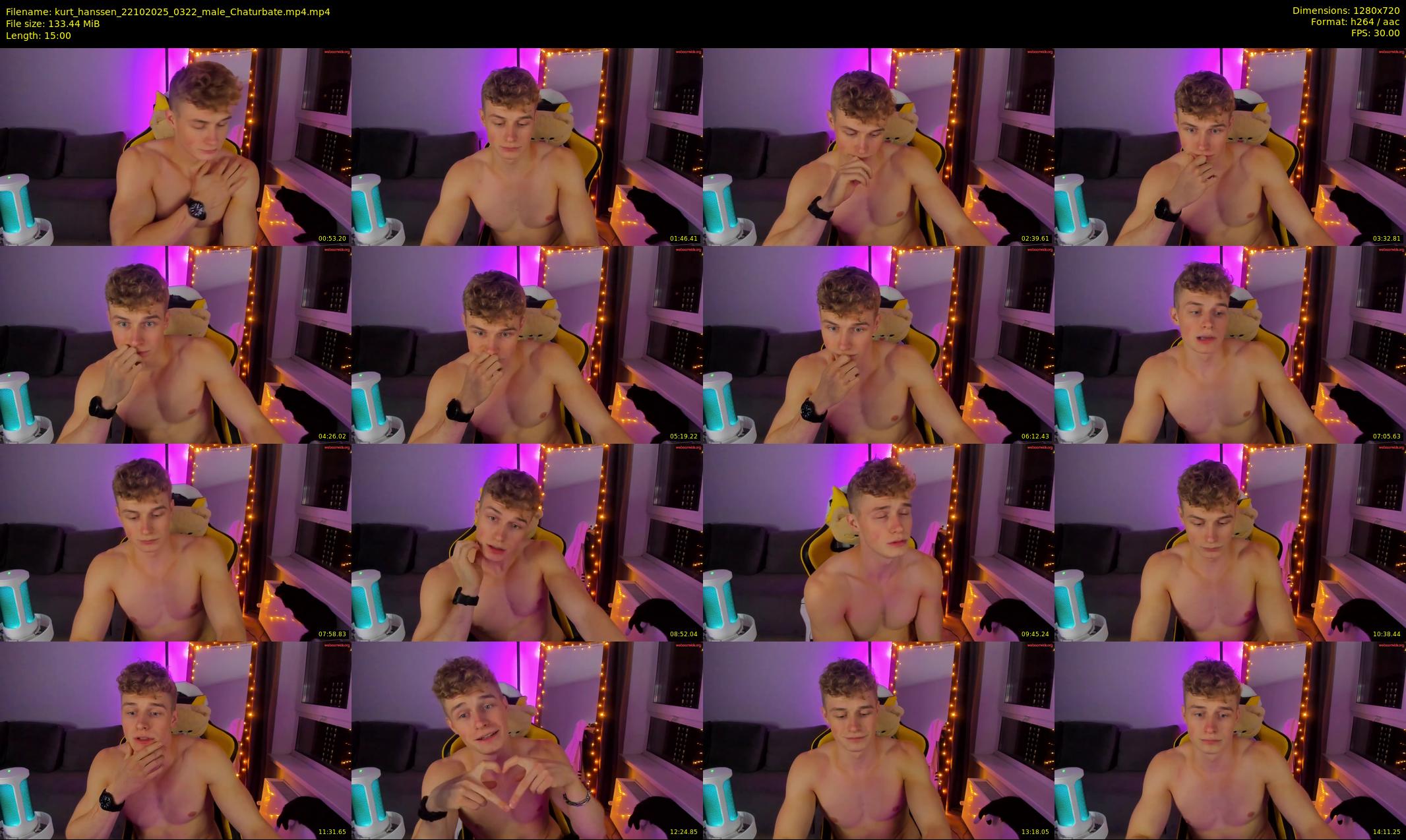 kurt_hanssen — 15 minute Chaturbate male cam show recording, 720p, Oct 22, 2025