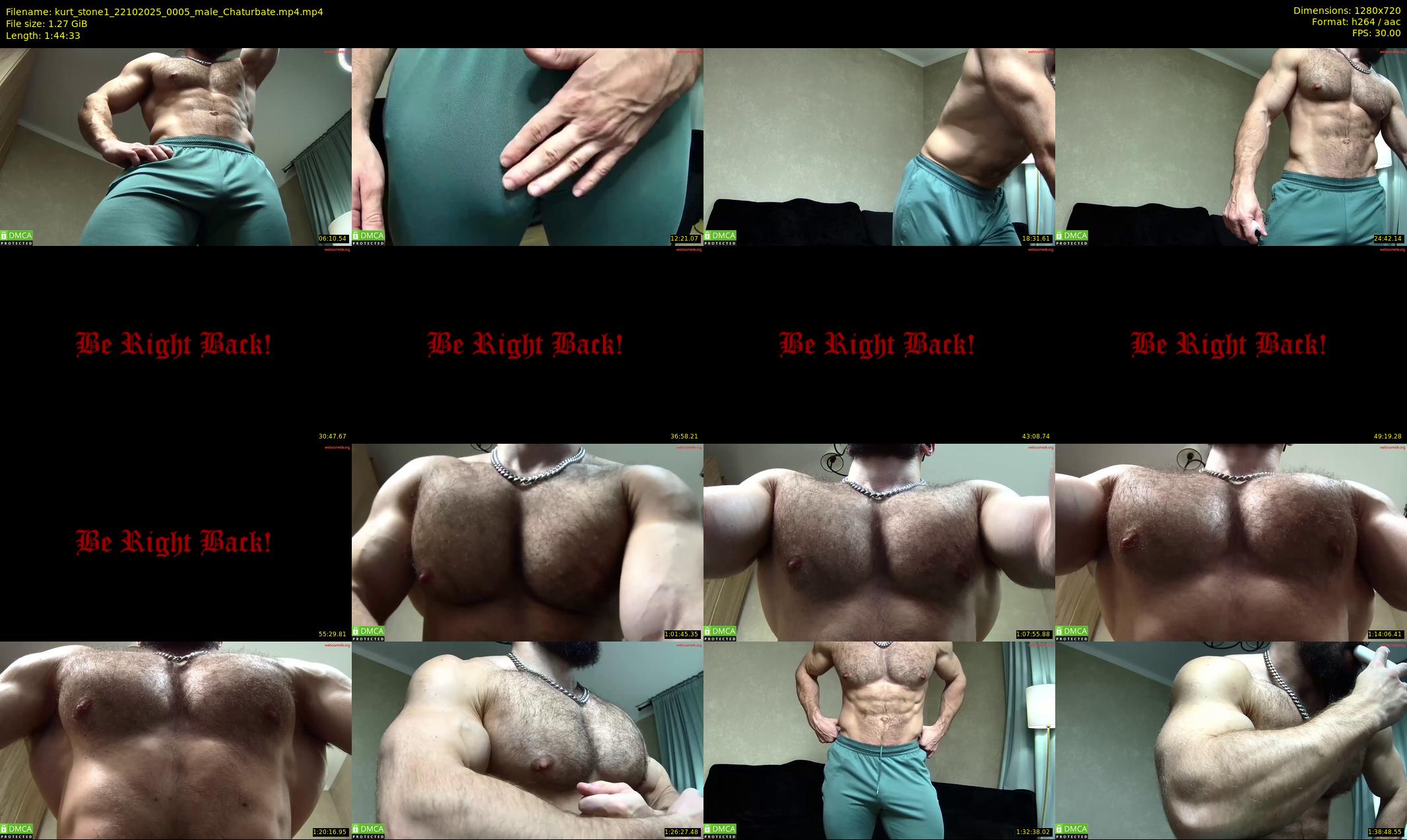 kurt_stone1 — 105 minute Chaturbate male cam show recording, 720p, Oct 22, 2025