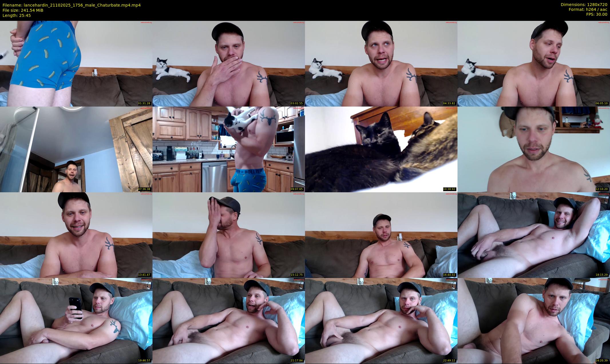 lancehardin — 26 minute Chaturbate male cam show recording, 720p, Oct 21, 2025