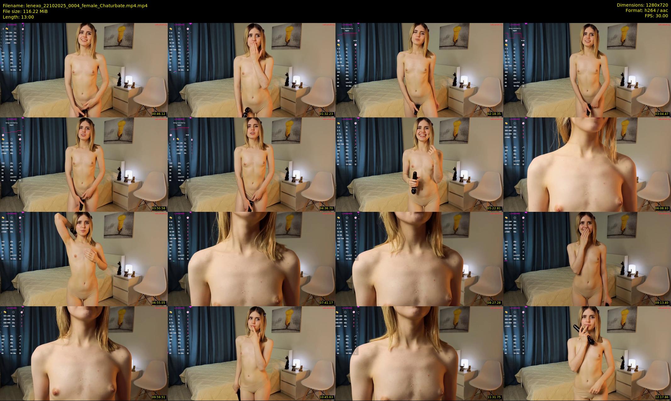 lenexo — 13 minute Chaturbate female cam show recording, 720p, Oct 22, 2025