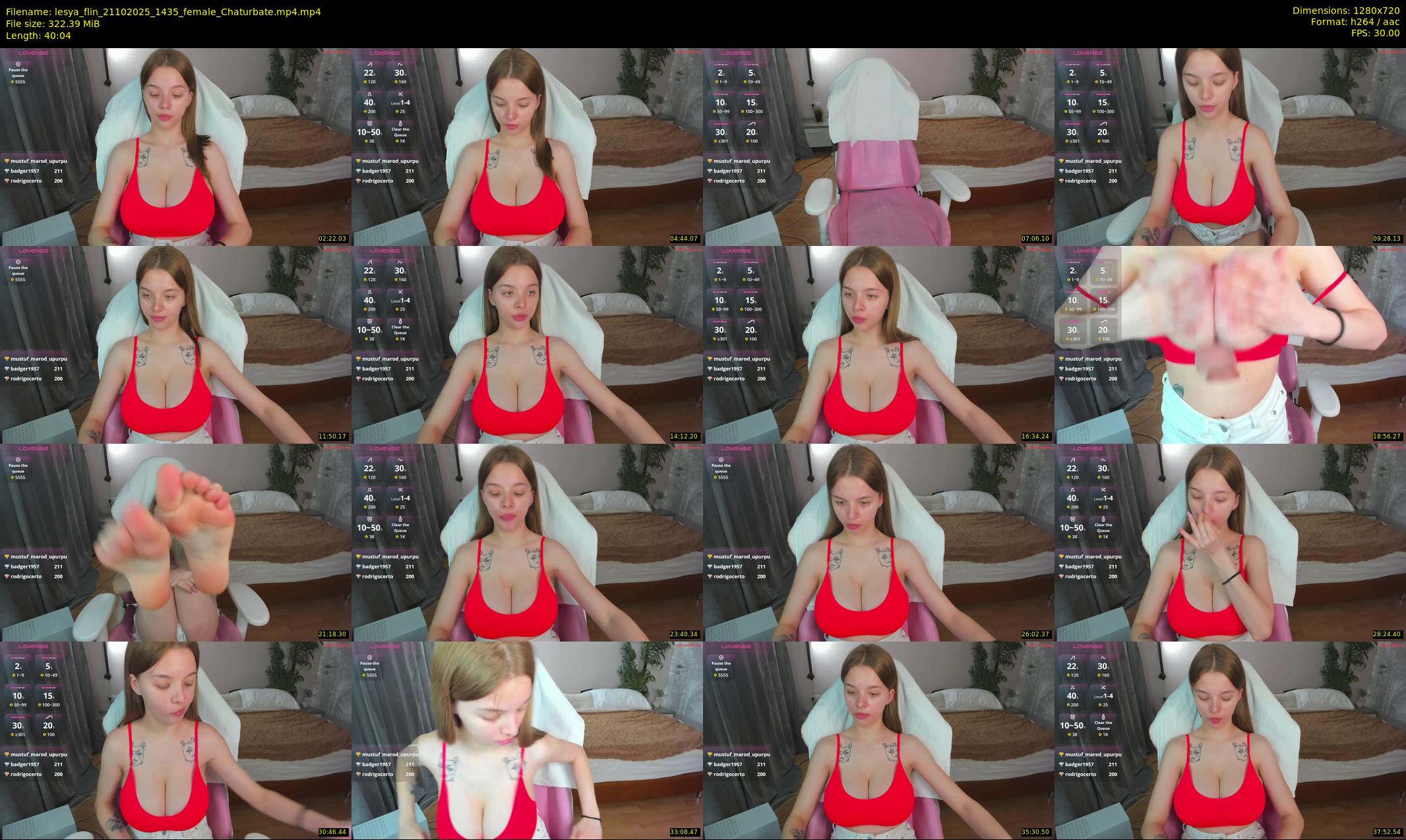 lesya_flin — 41 minute Chaturbate female cam show recording, 720p, Oct 21, 2025