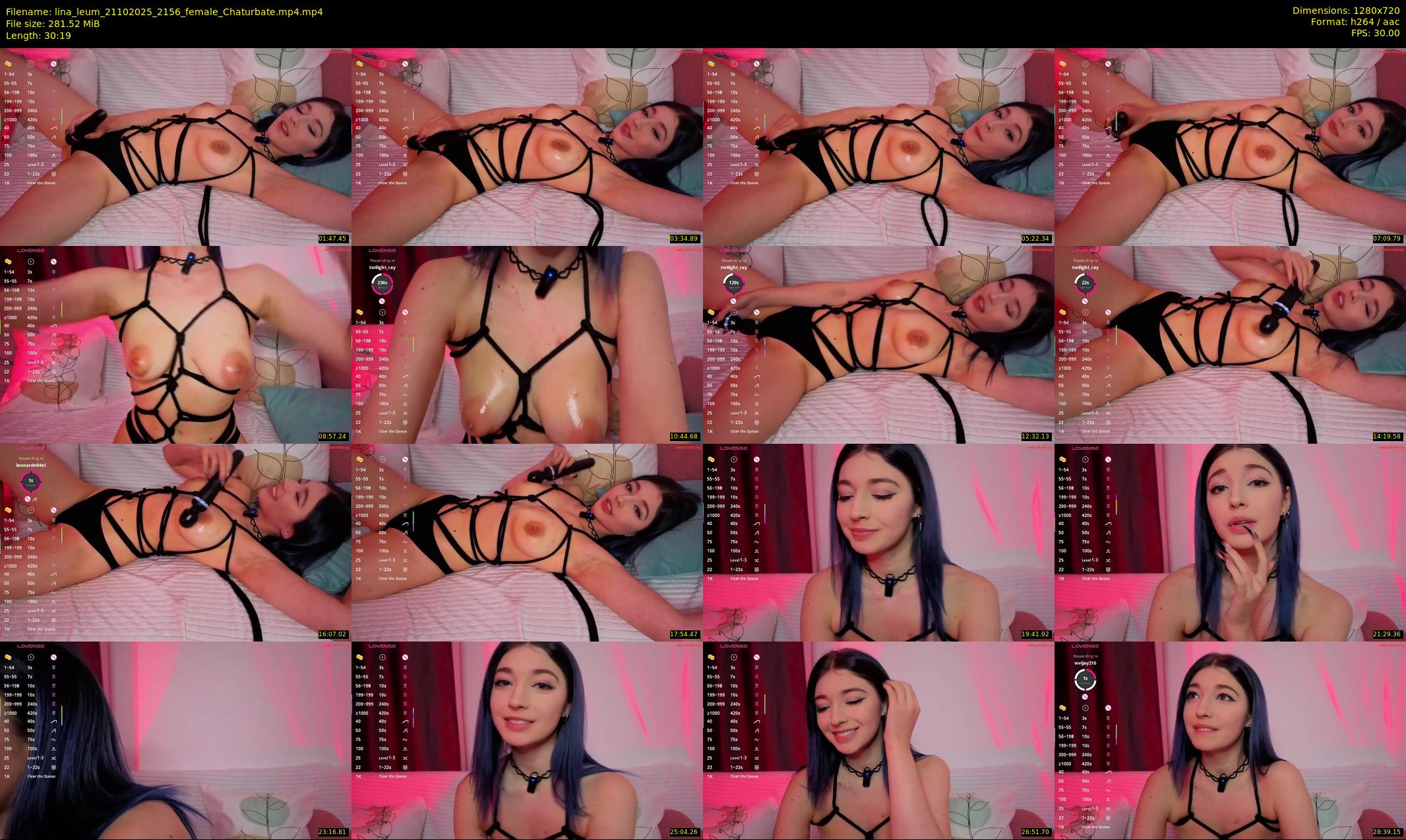 lina_leum — 31 minute Chaturbate female cam show recording, 720p, Oct 21, 2025