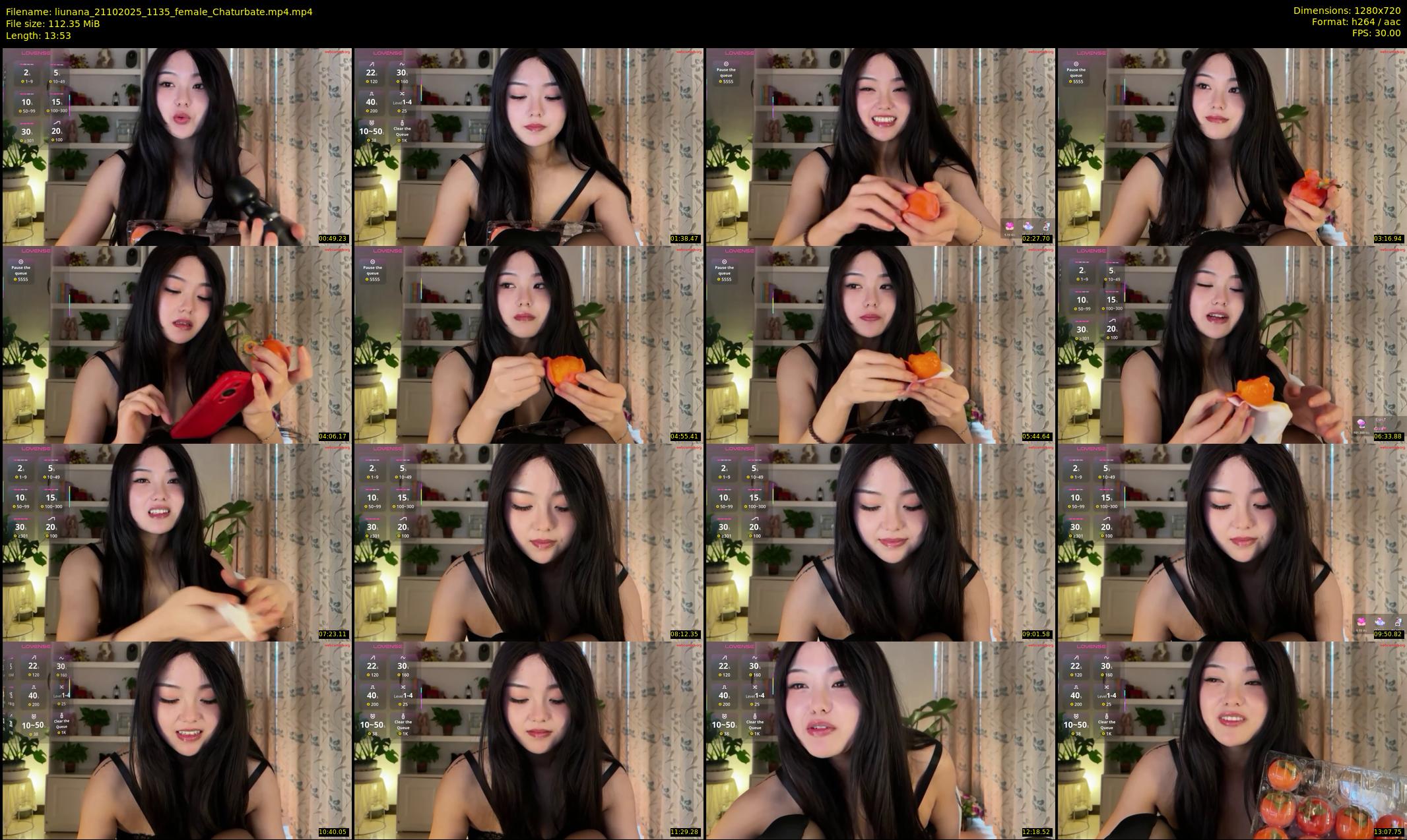 liunana — 14 minute Chaturbate female cam show recording, 720p, Oct 21, 2025