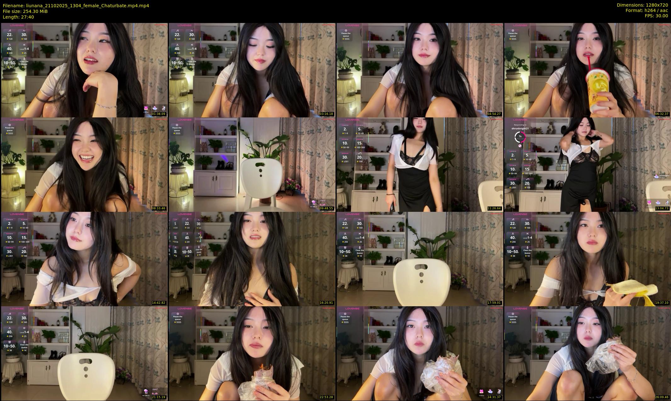 liunana — 28 minute Chaturbate female cam show recording, 720p, Oct 21, 2025