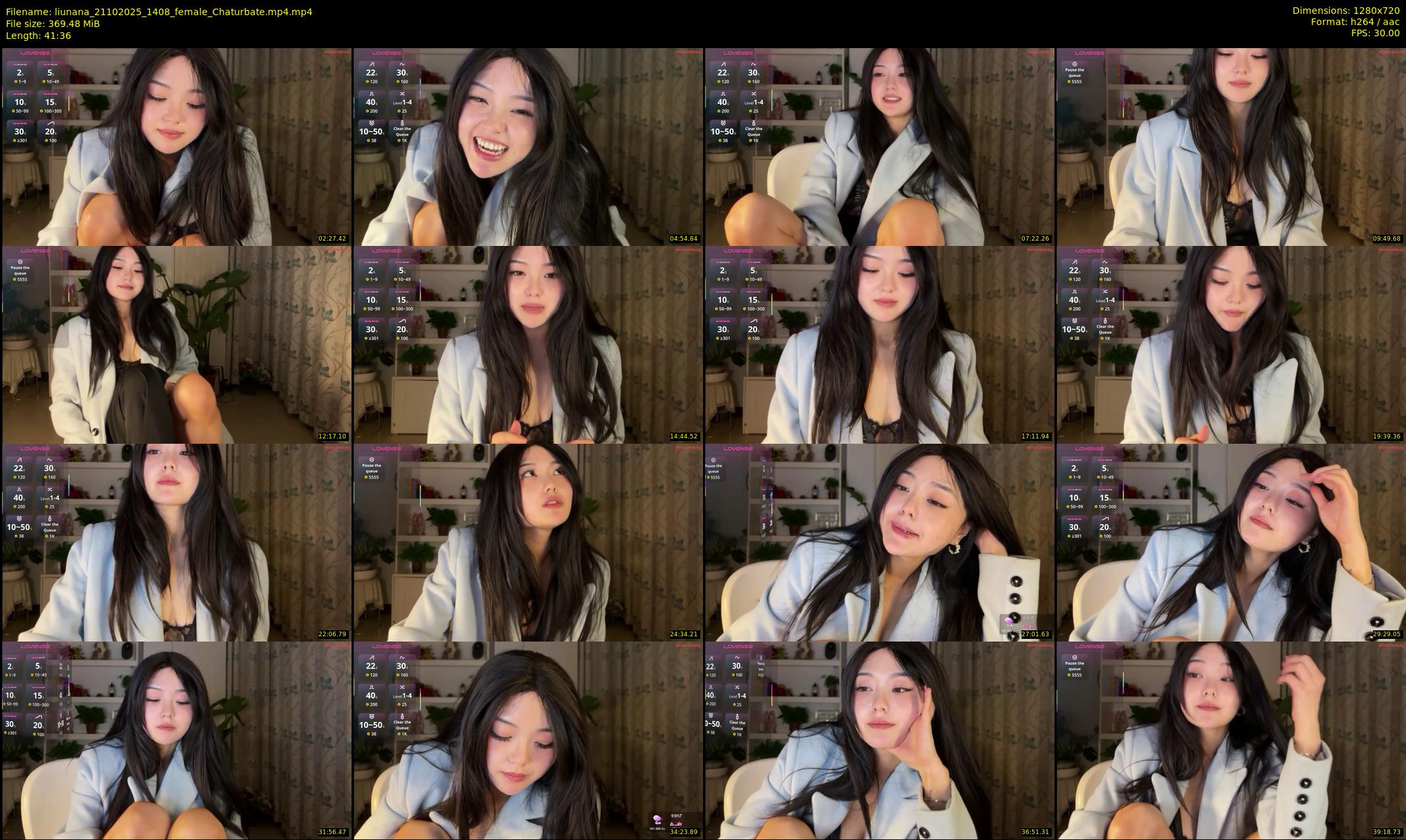 liunana — 42 minute Chaturbate female cam show recording, 720p, Oct 21, 2025