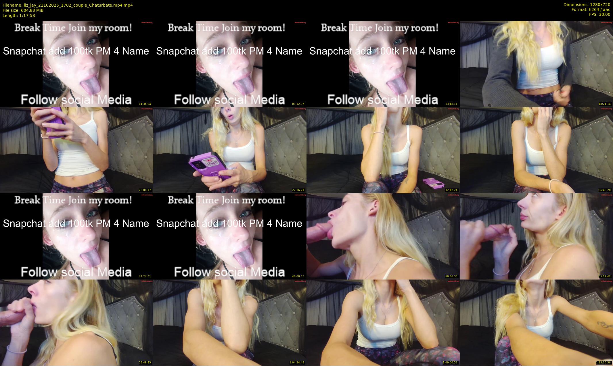 liz_jay — 78 minute Chaturbate couple cam show recording, 720p, Oct 21, 2025