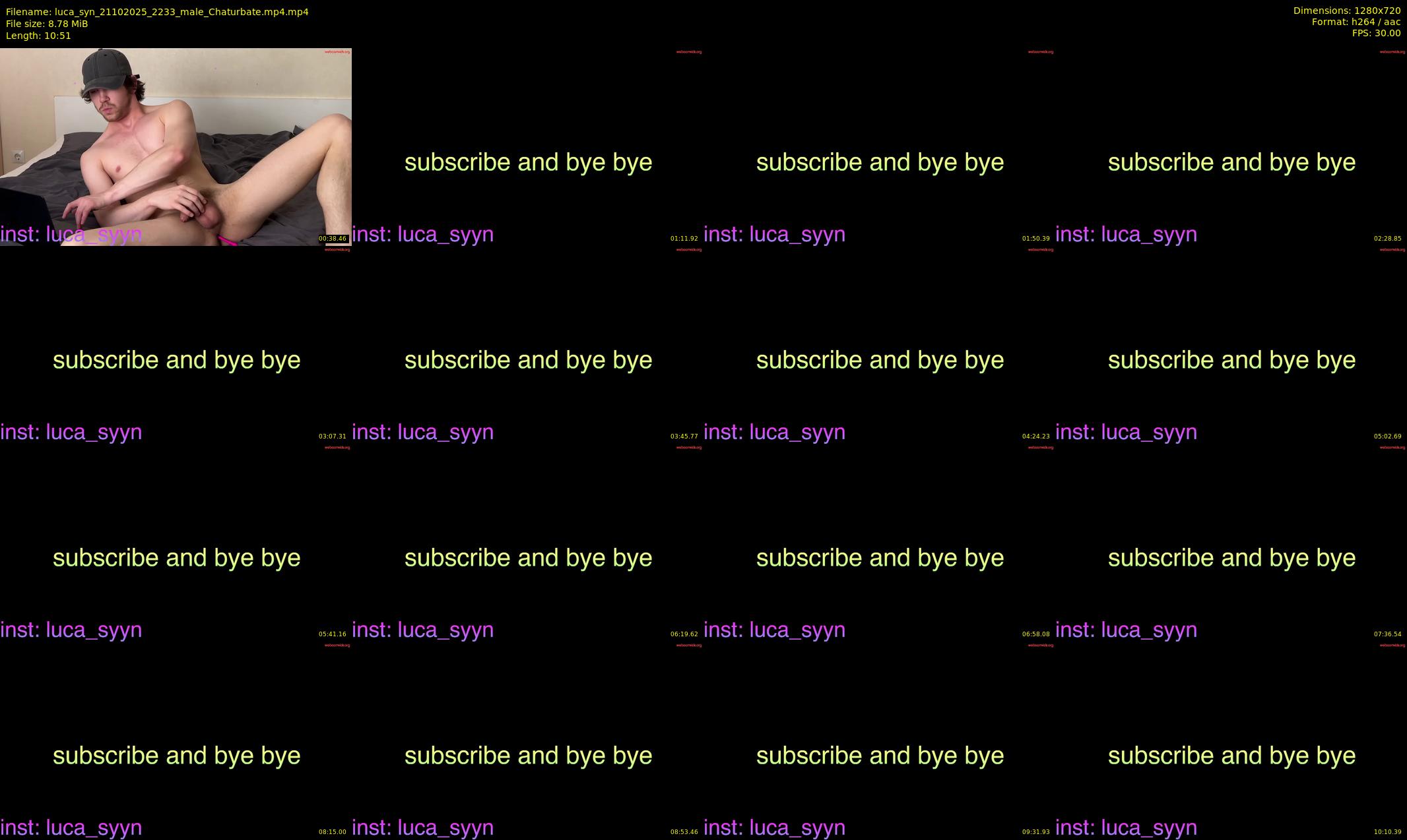 luca_syn — 11 minute Chaturbate male cam show recording, 720p, Oct 21, 2025