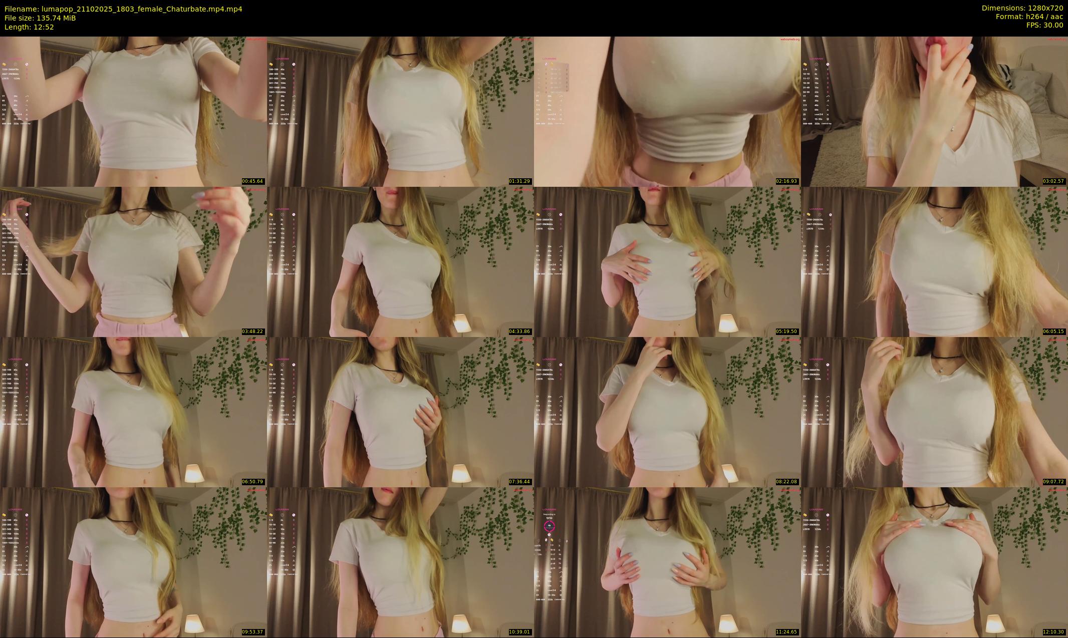 lumapop — 13 minute Chaturbate female cam show recording, 720p, Oct 21, 2025