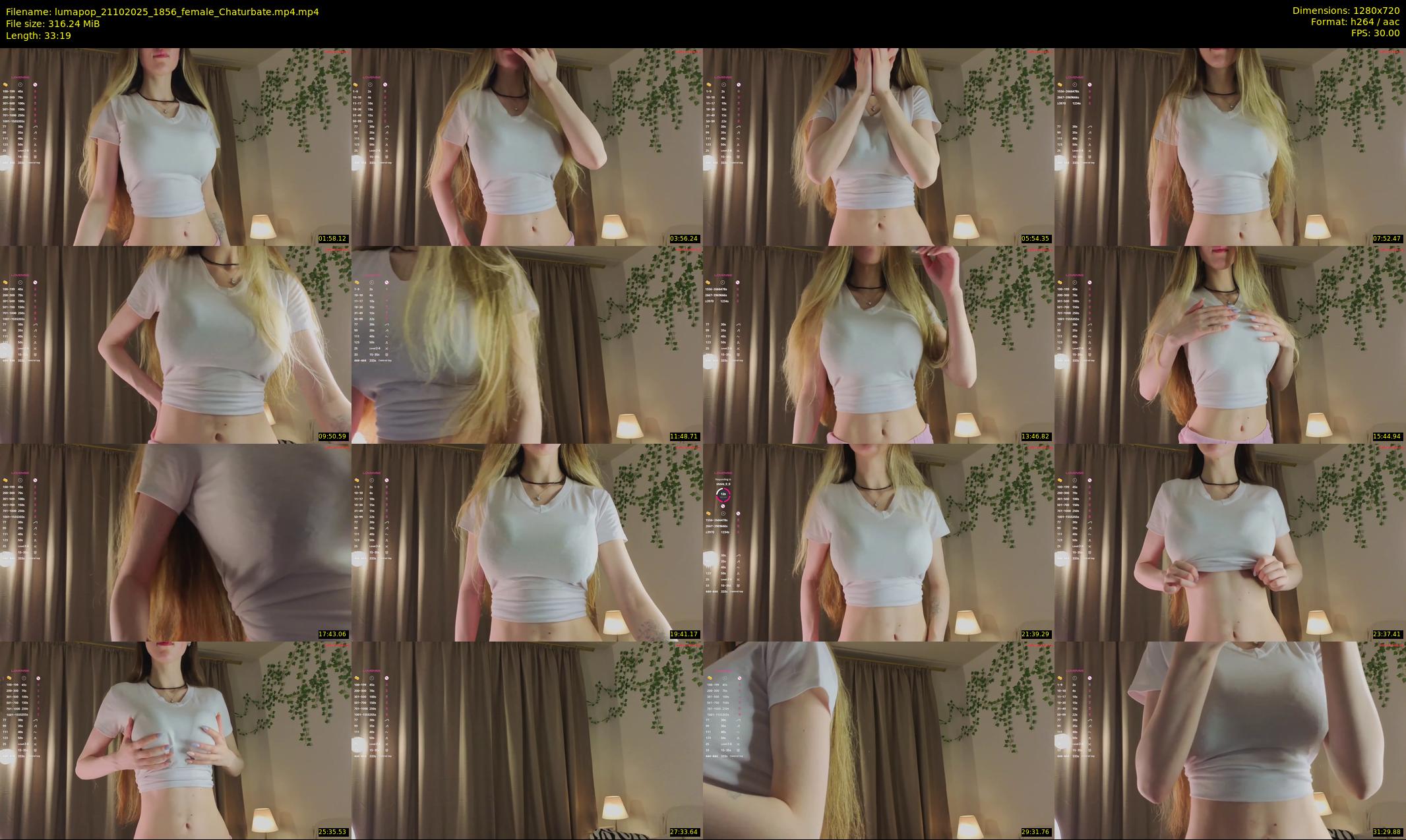 lumapop — 34 minute Chaturbate female cam show recording, 720p, Oct 21, 2025