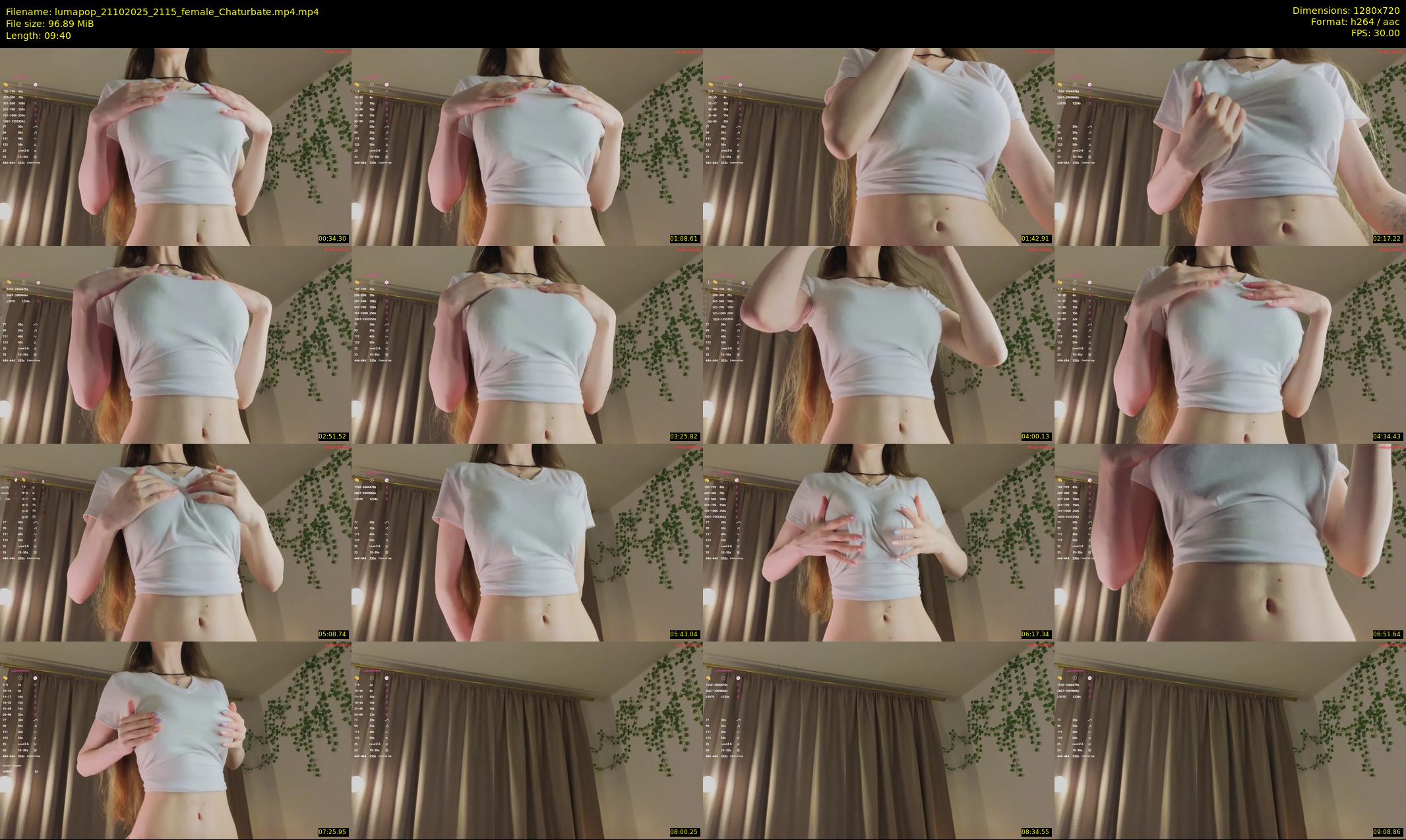 lumapop — 10 minute Chaturbate female cam show recording, 720p, Oct 21, 2025