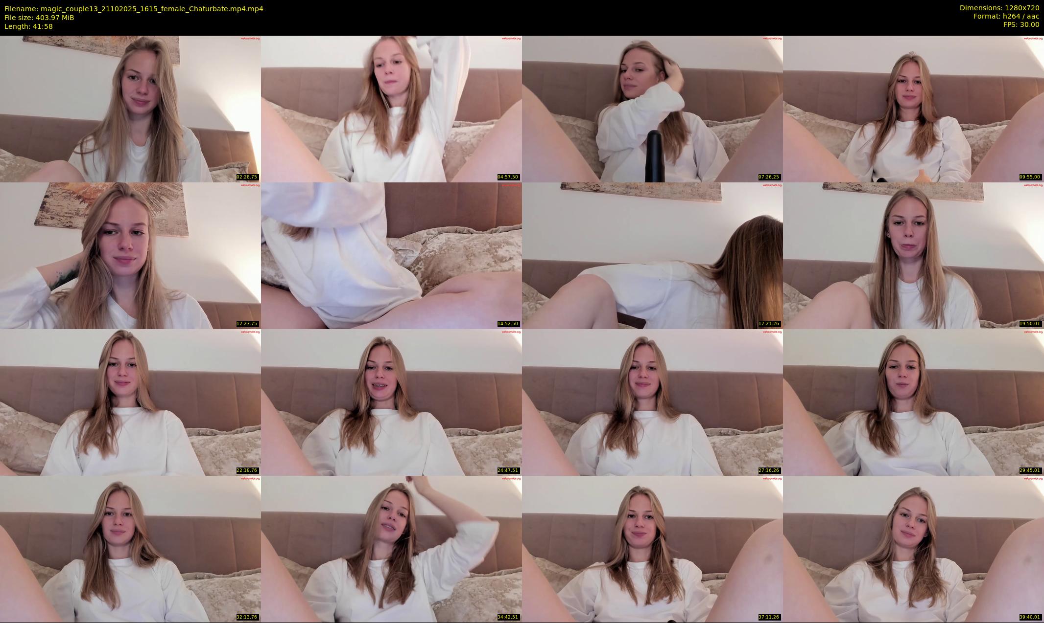 magic_couple13 — 42 minute Chaturbate couple cam show recording, 720p, Oct 21, 2025