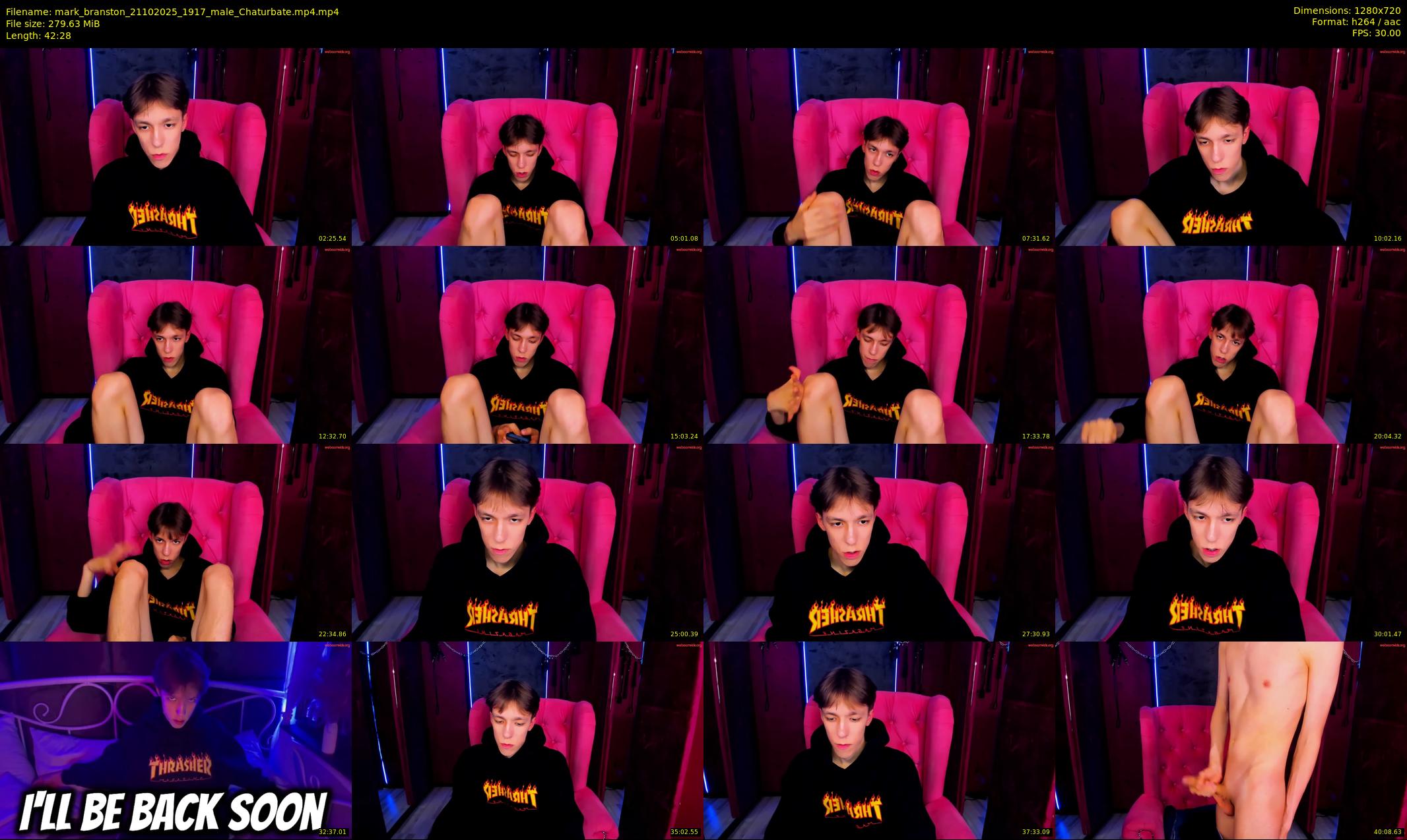 mark_branston — 43 minute Chaturbate male cam show recording, 720p, Oct 21, 2025