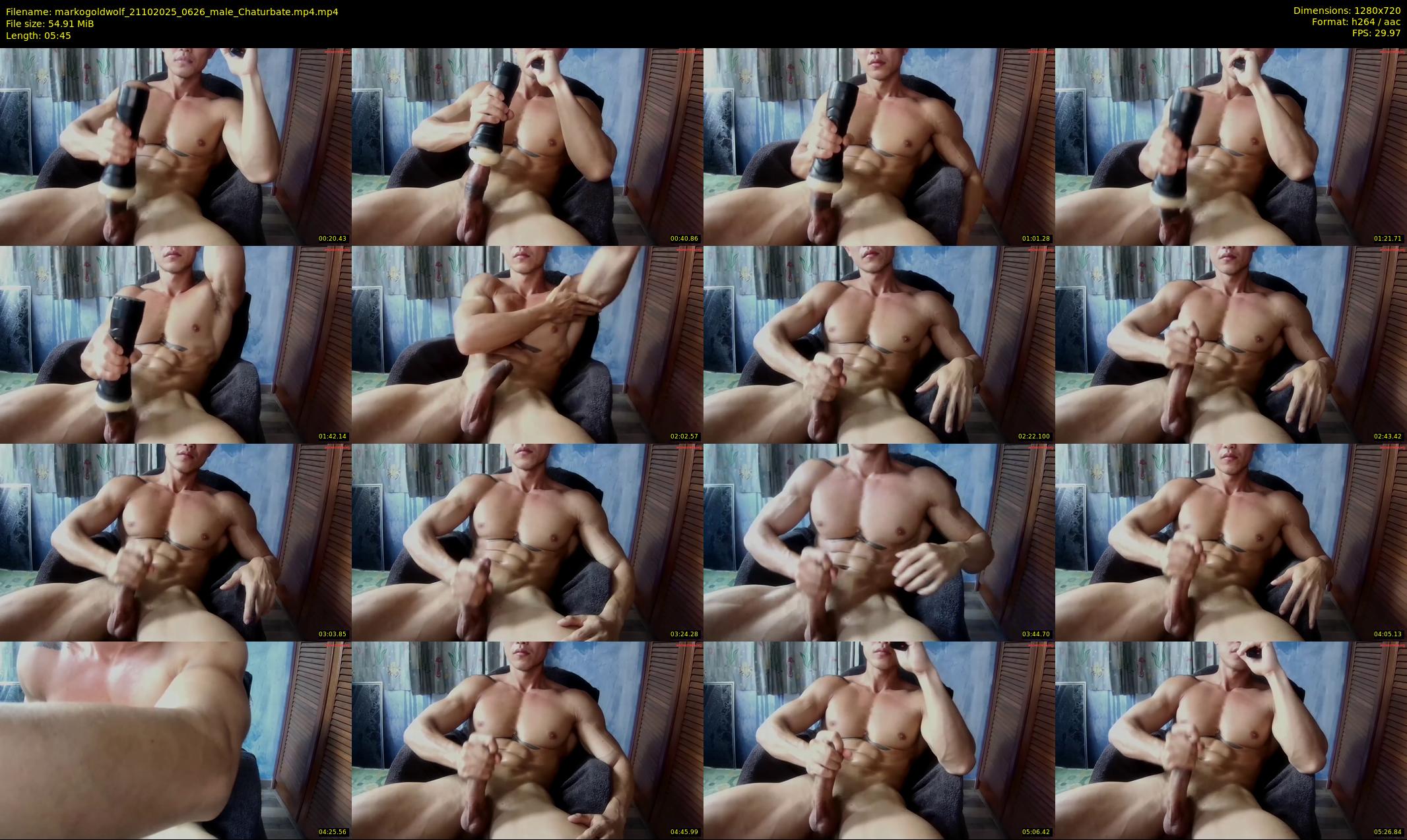 markogoldwolf — 6 minute Chaturbate male cam show recording, 720p, Oct 21, 2025