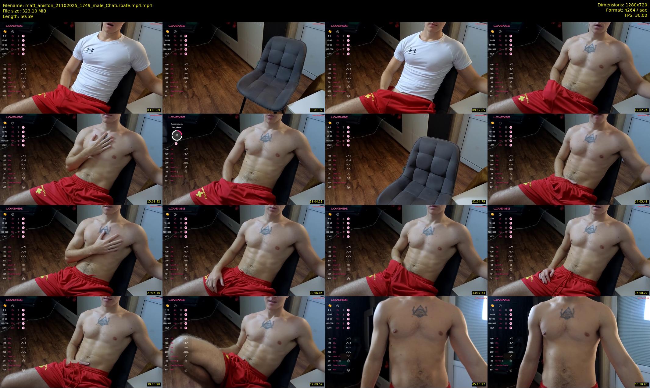 matt_aniston — 51 minute Chaturbate male cam show recording, 720p, Oct 21, 2025