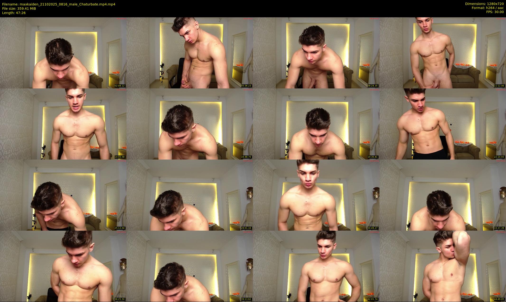 maxkaiden — 48 minute Chaturbate male cam show recording, 720p, Oct 21, 2025