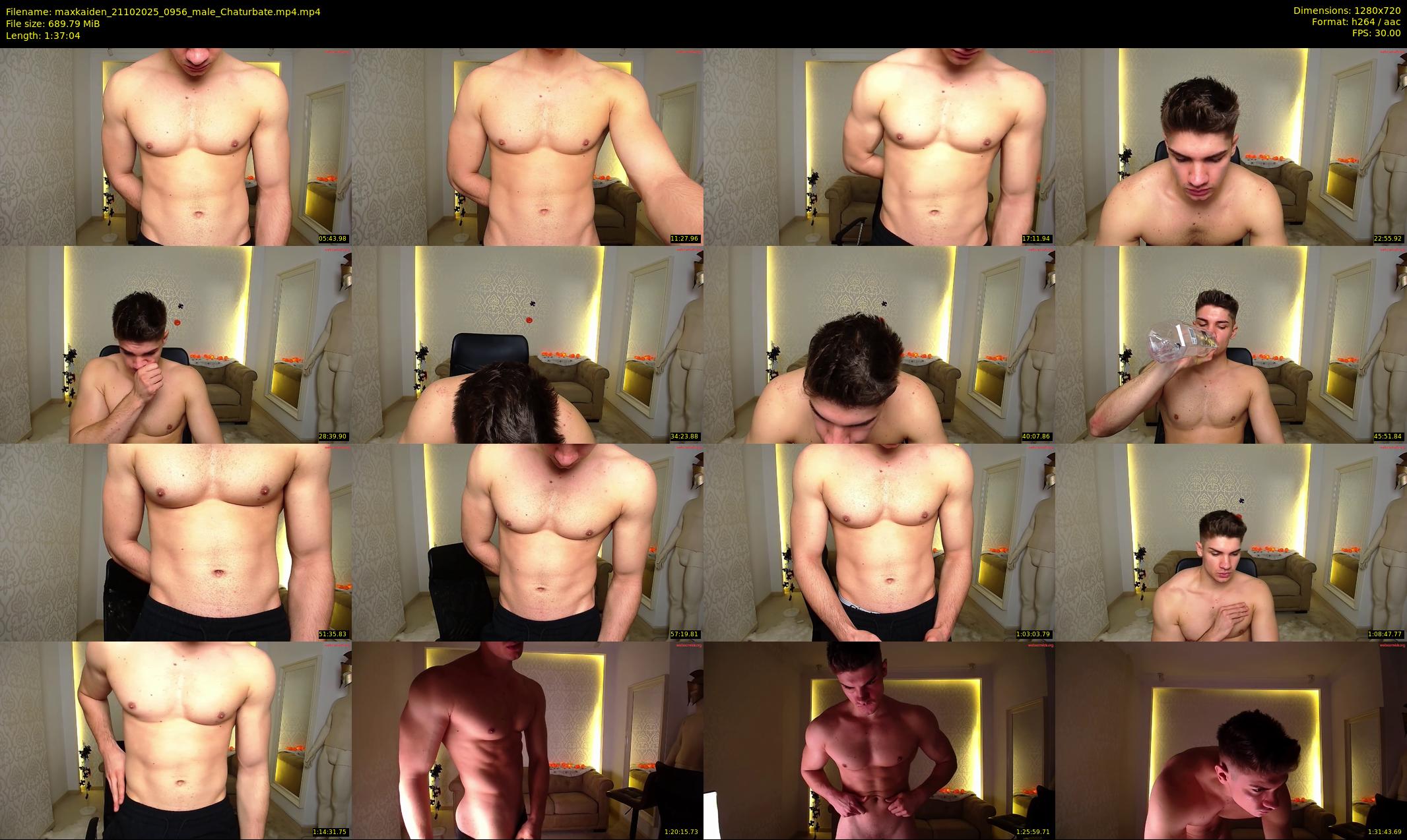 maxkaiden — 98 minute Chaturbate male cam show recording, 720p, Oct 21, 2025