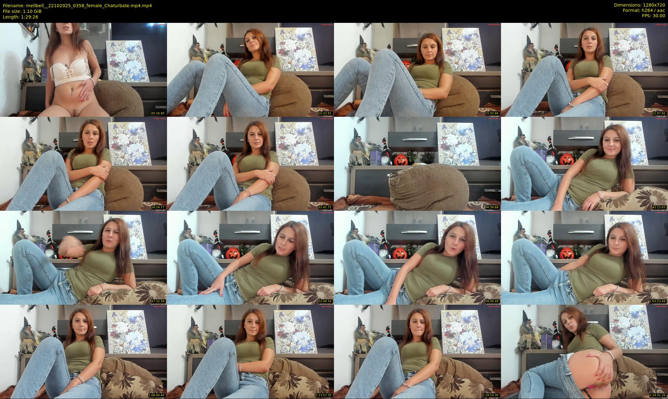 mellbell_ — 90 minute Chaturbate female cam show recording, 720p, Oct 22, 2025