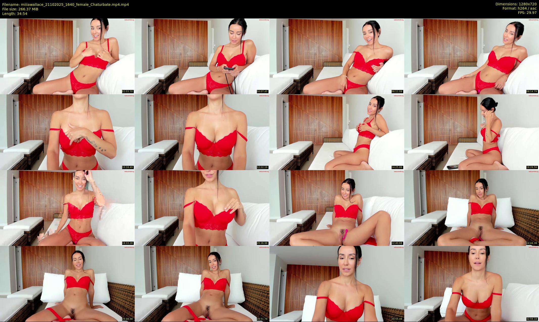 miiiawallace — 35 minute Chaturbate female cam show recording, 720p, Oct 21, 2025