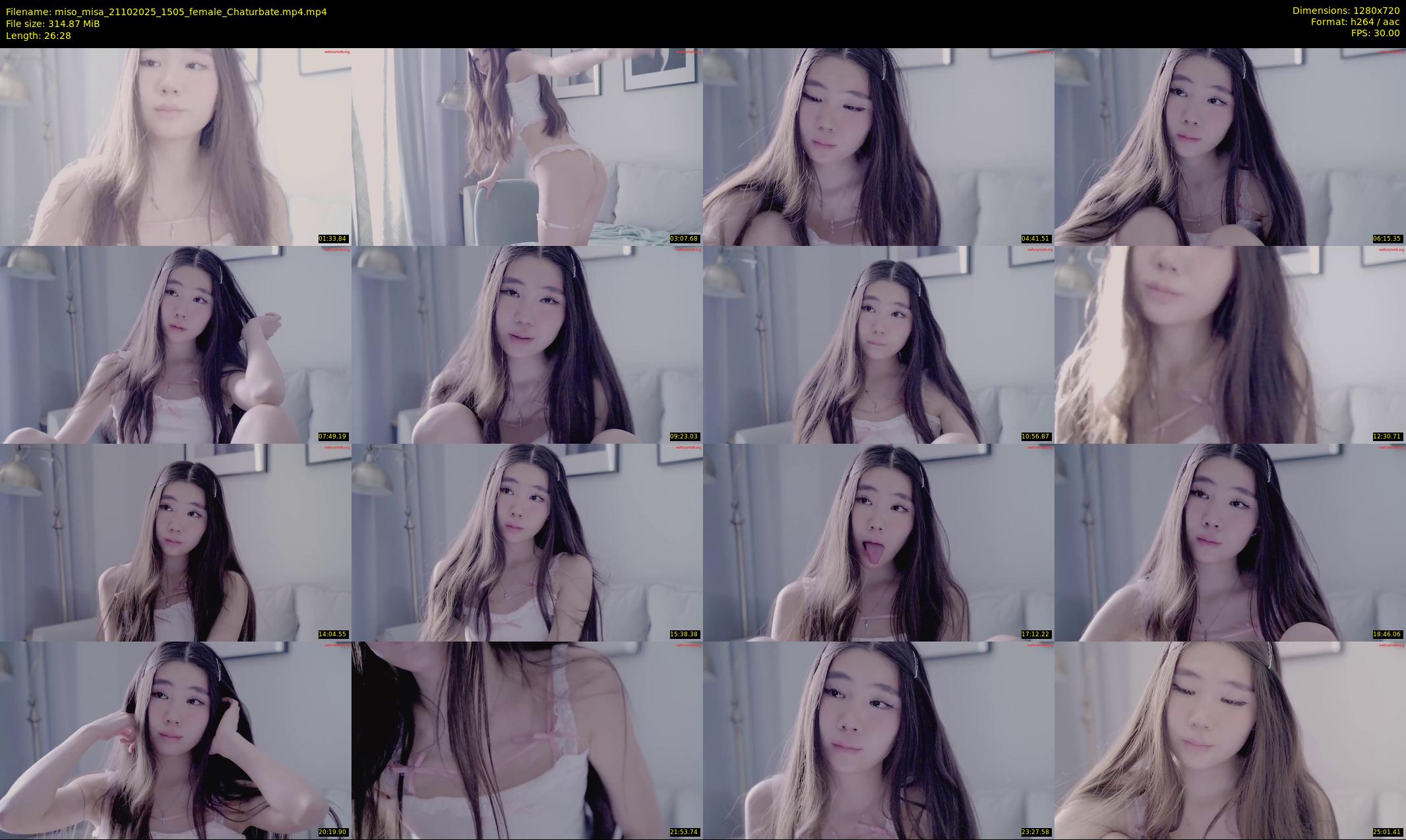 miso_misa — 27 minute Chaturbate female cam show recording, 720p, Oct 21, 2025