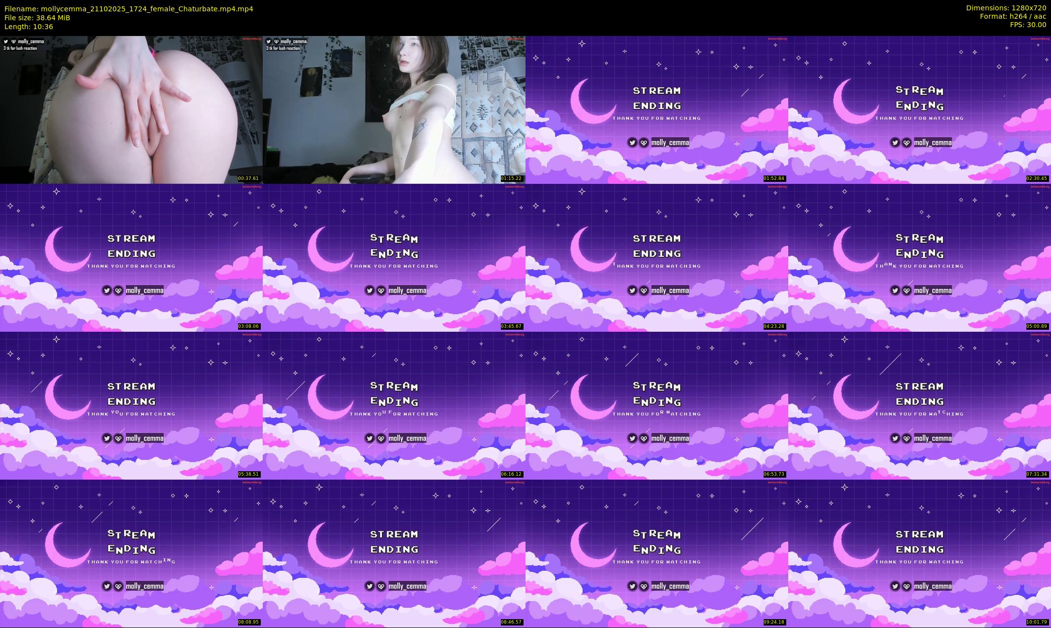 mollycemma — 11 minute Chaturbate female cam show recording, 720p, Oct 21, 2025