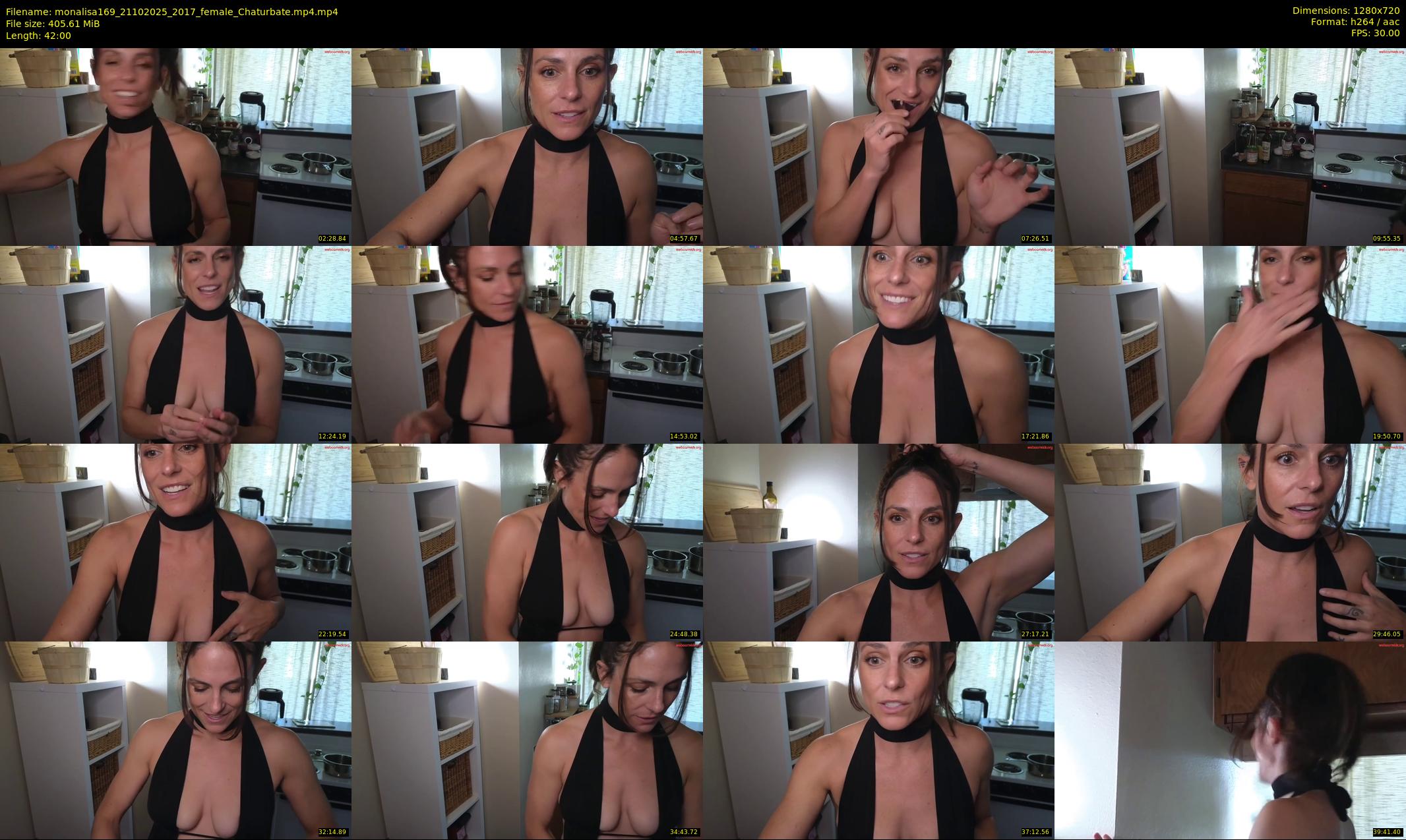 monalisa169 — 42 minute Chaturbate female cam show recording, 720p, Oct 21, 2025