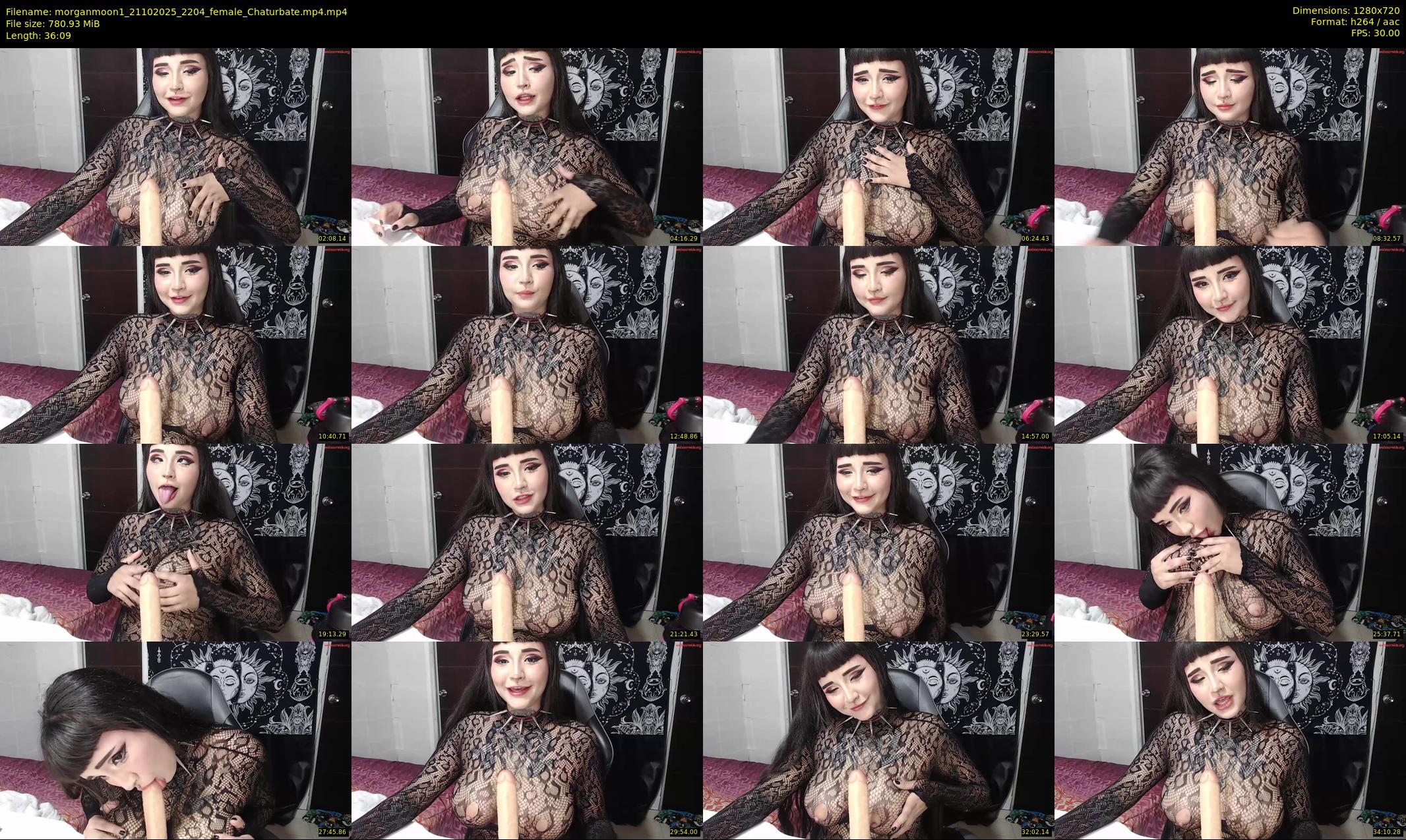 morganmoon1 — 37 minute Chaturbate female cam show recording, 720p, Oct 21, 2025