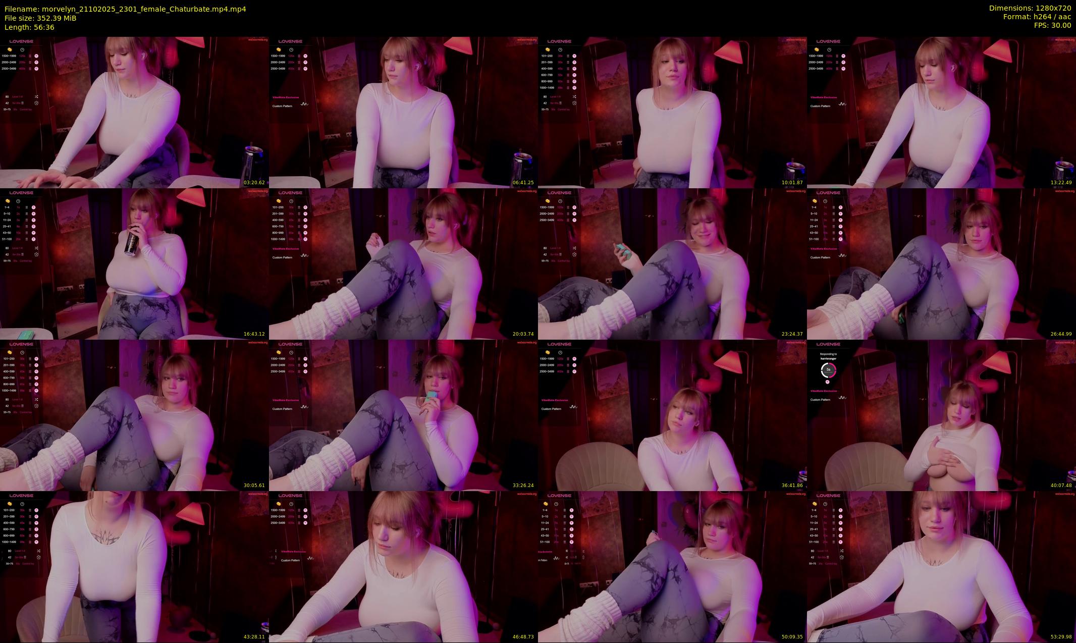 morvelyn — 57 minute Chaturbate female cam show recording, 720p, Oct 21, 2025