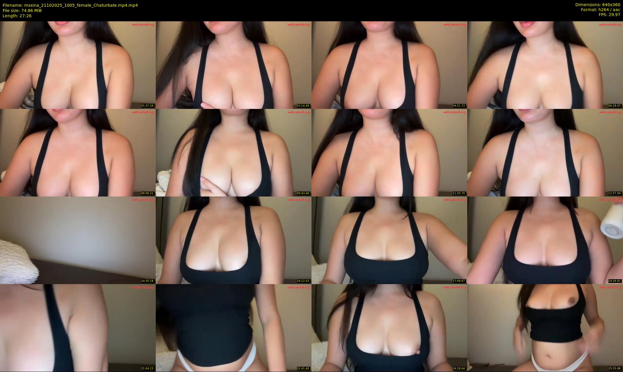 msxina — 28 minute Chaturbate female cam show recording, 360p, Oct 21, 2025