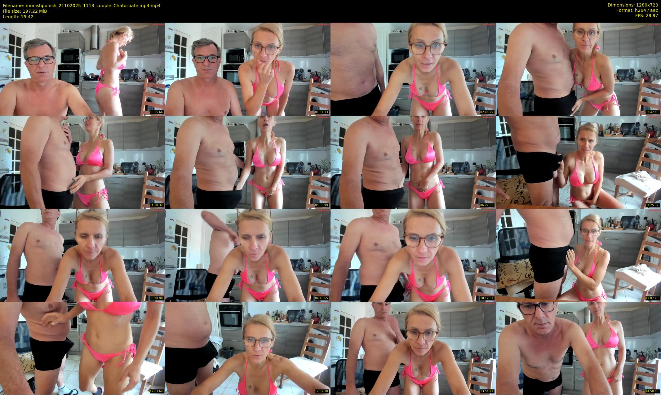 munishpunish — 16 minute Chaturbate couple cam show recording, 720p, Oct 21, 2025
