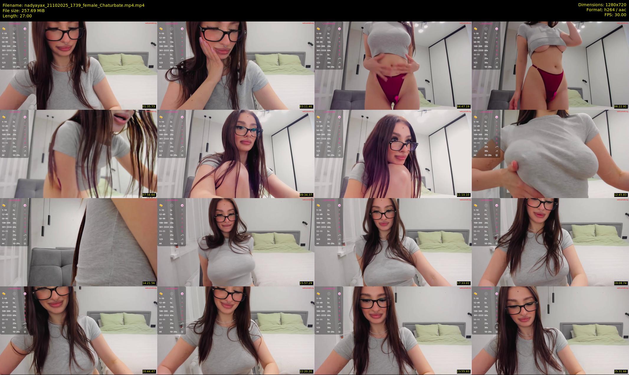 nadyayax — 27 minute Chaturbate female cam show recording, 720p, Oct 21, 2025