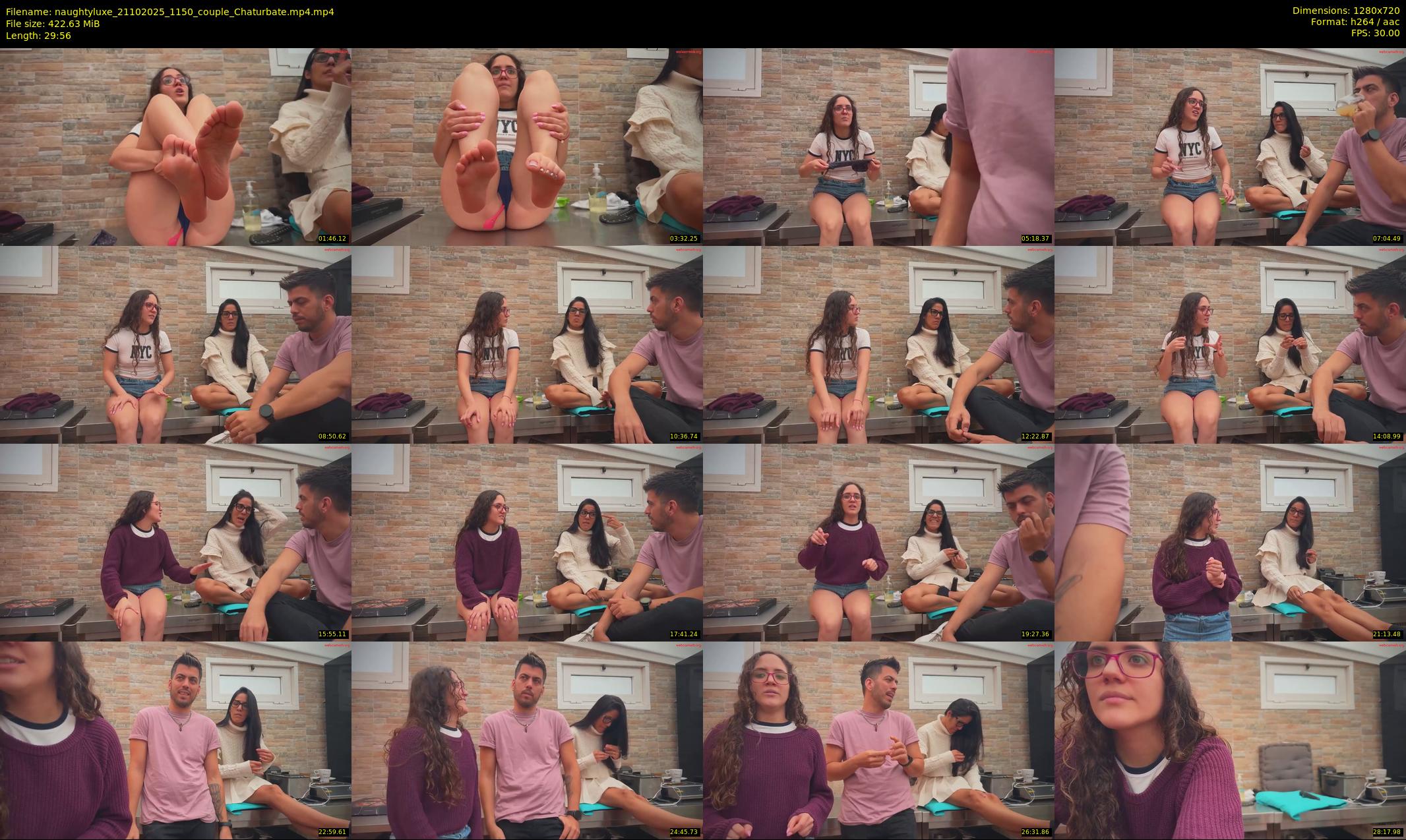 naughtyluxe — 30 minute Chaturbate couple cam show recording, 720p, Oct 21, 2025