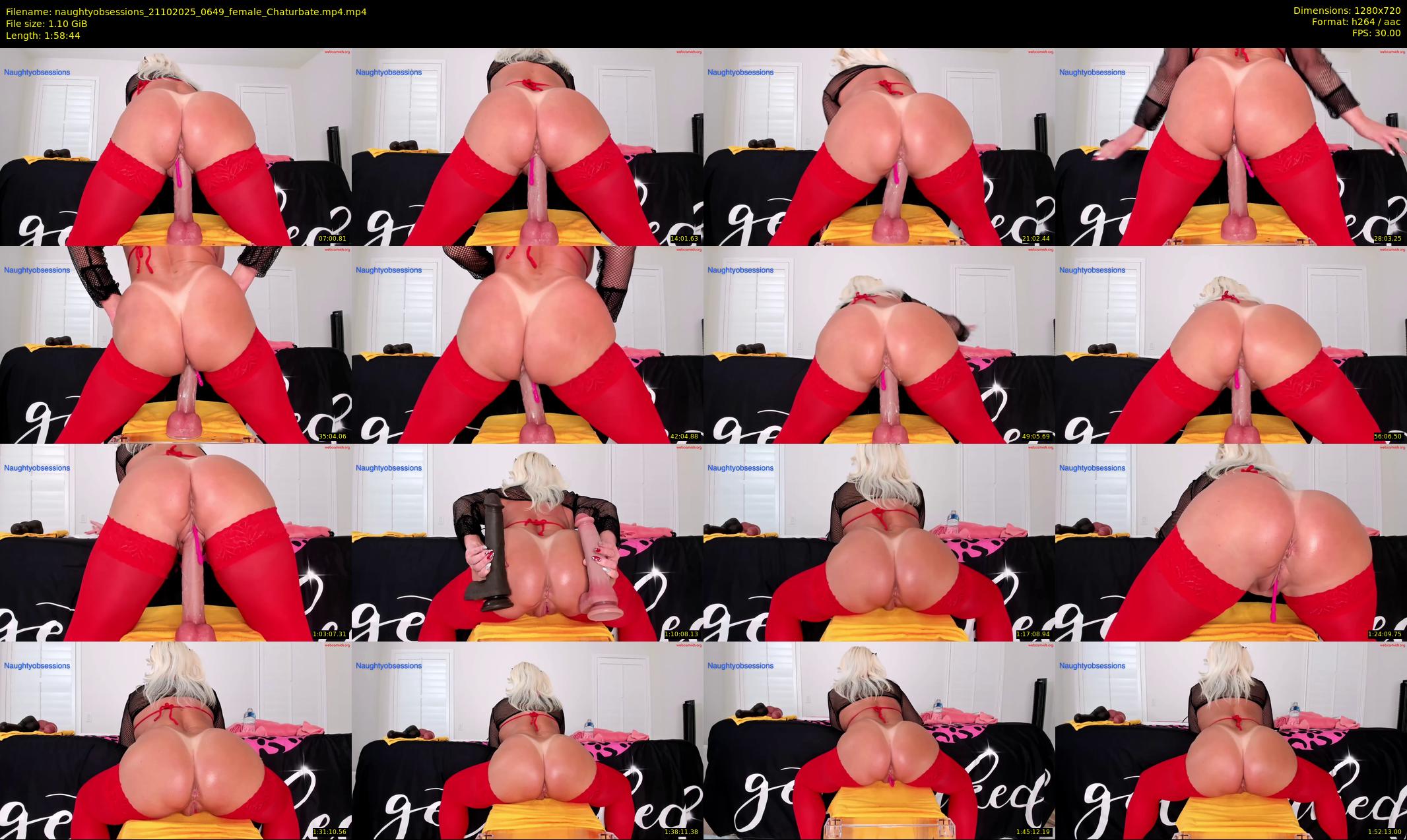 naughtyobsessions — 119 minute Chaturbate female cam show recording, 720p, Oct 21, 2025