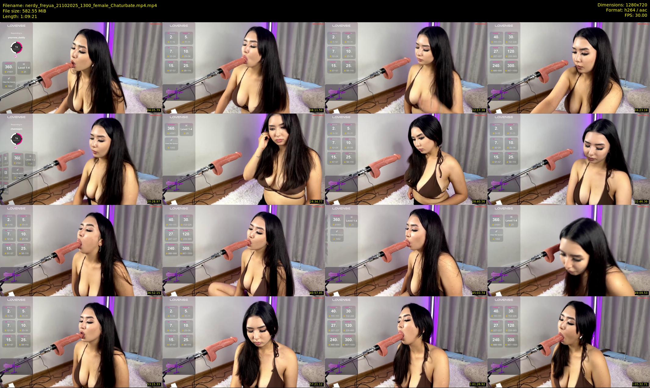nerdy_freyua — 70 minute Chaturbate female cam show recording, 720p, Oct 21, 2025
