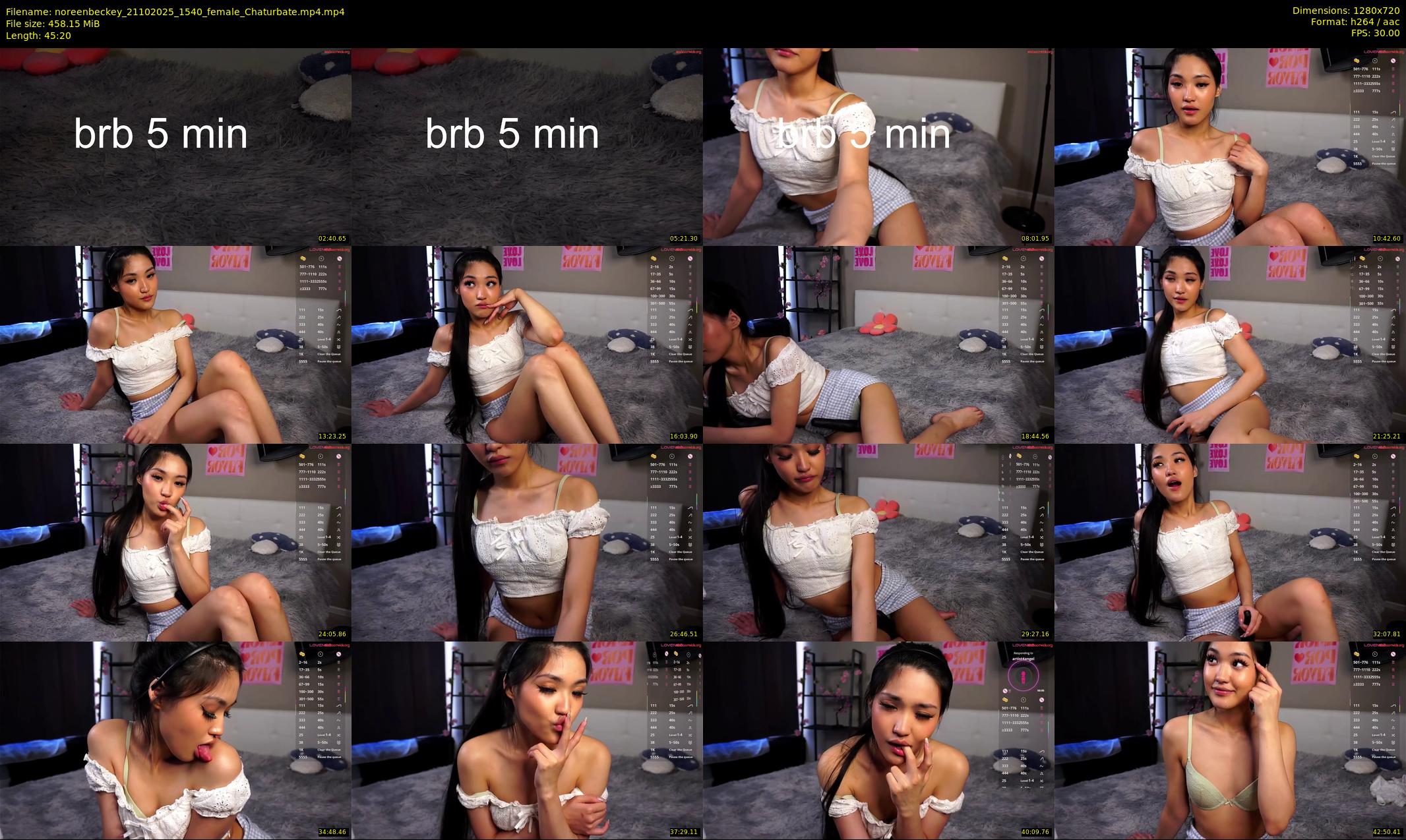 noreenbeckey — 46 minute Chaturbate female cam show recording, 720p, Oct 21, 2025