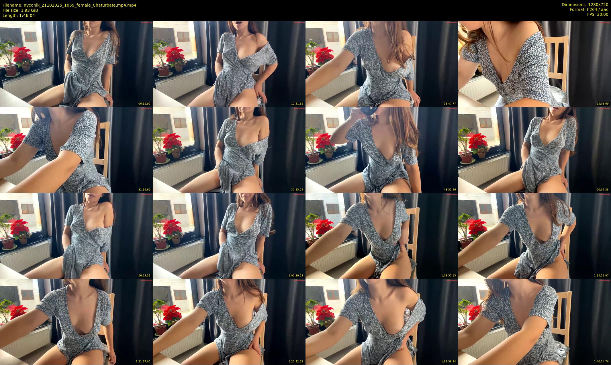nyconik — 107 minute Chaturbate female cam show recording, 720p, Oct 21, 2025