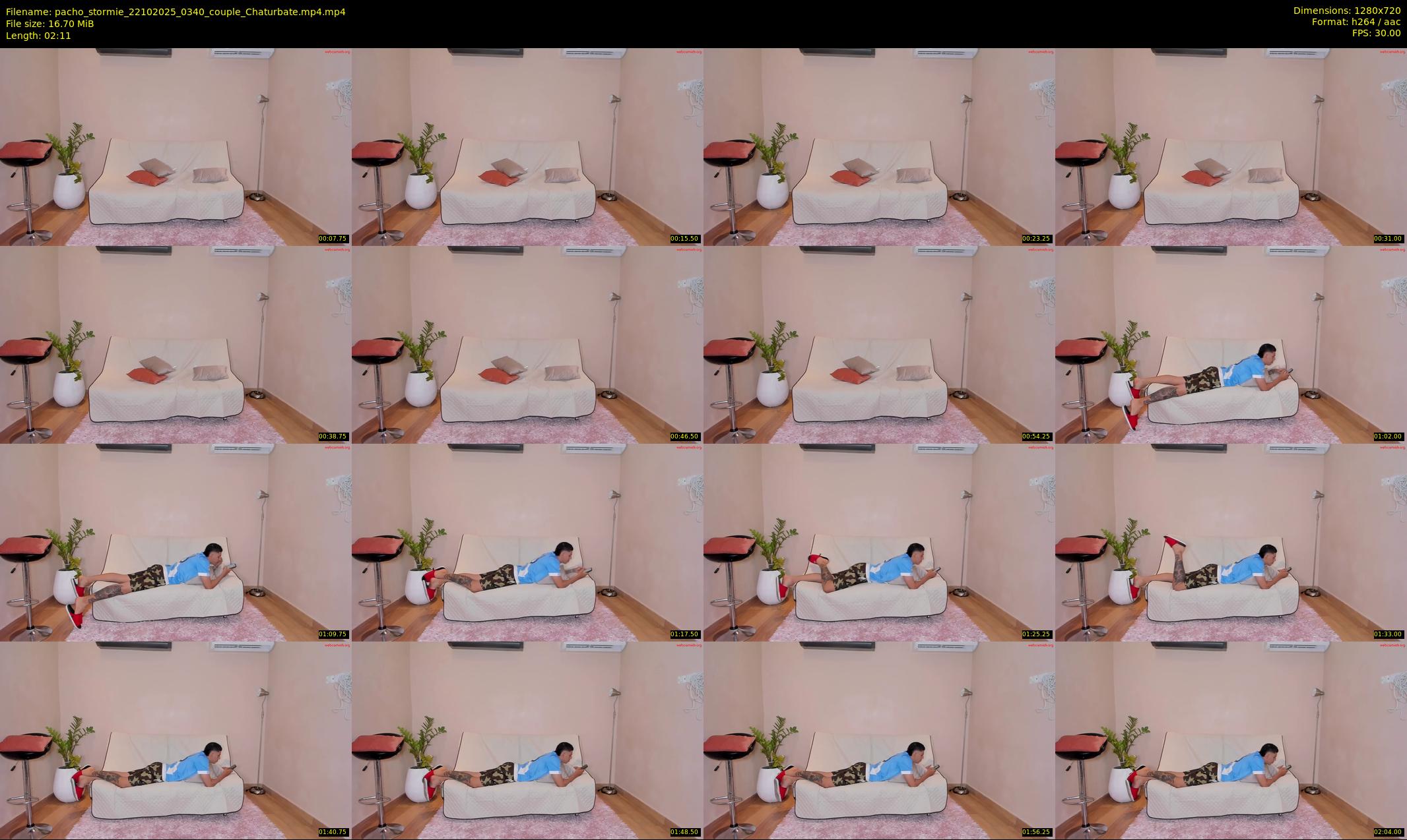 pacho_stormie — 3 minute Chaturbate couple cam show recording, 720p, Oct 22, 2025