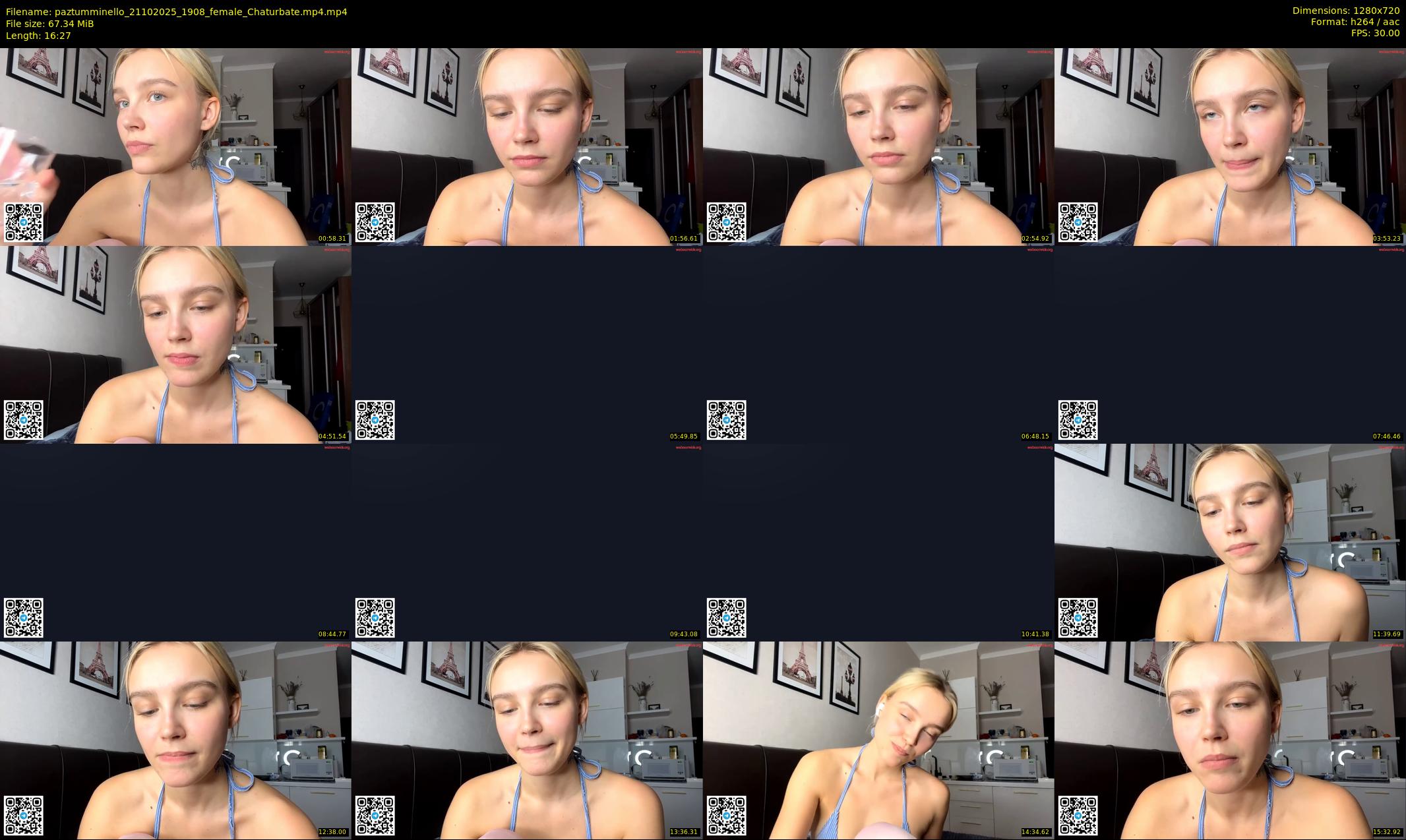 paztumminello — 17 minute Chaturbate female cam show recording, 720p, Oct 21, 2025