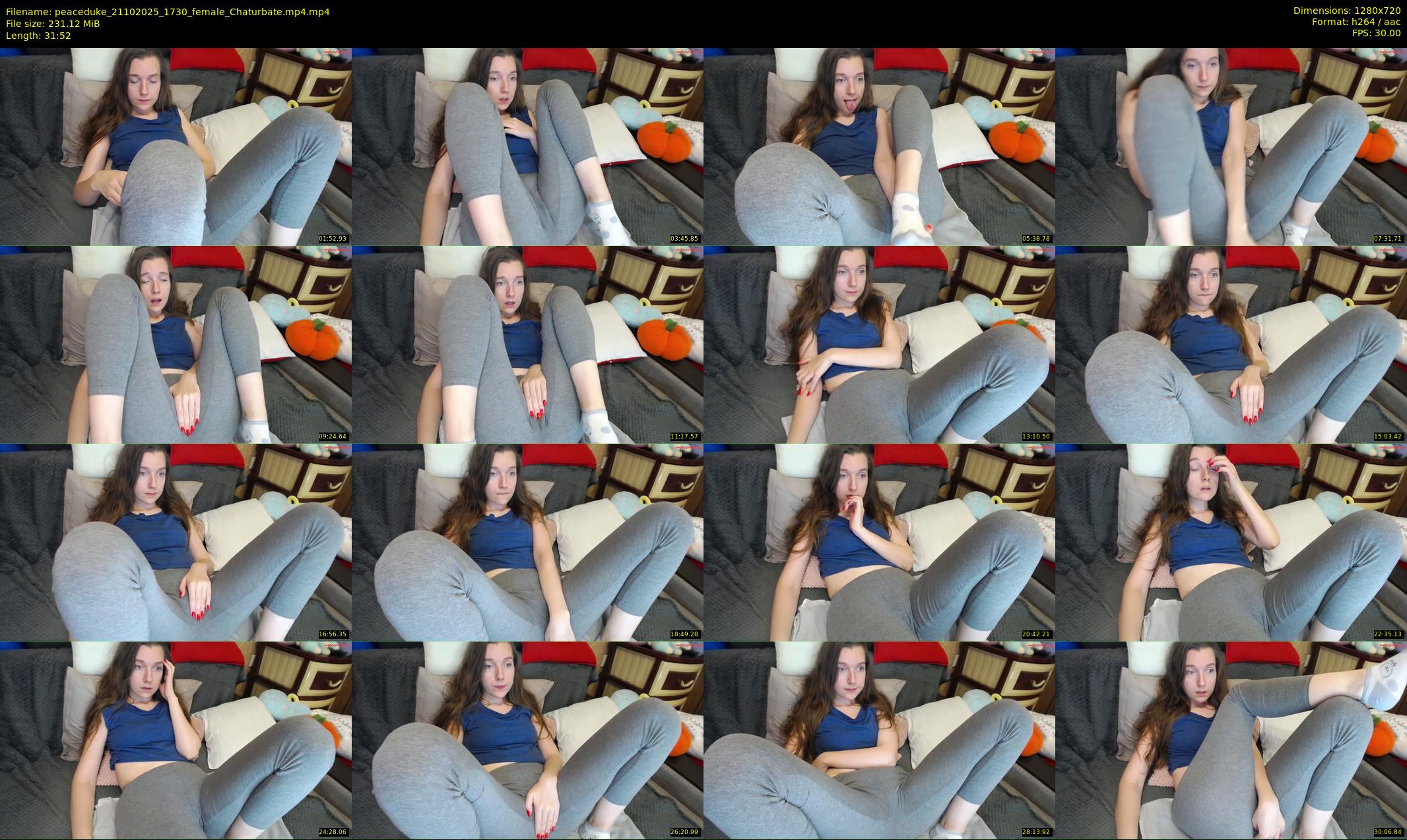 peaceduke — 32 minute Chaturbate female cam show recording, 720p, Oct 21, 2025